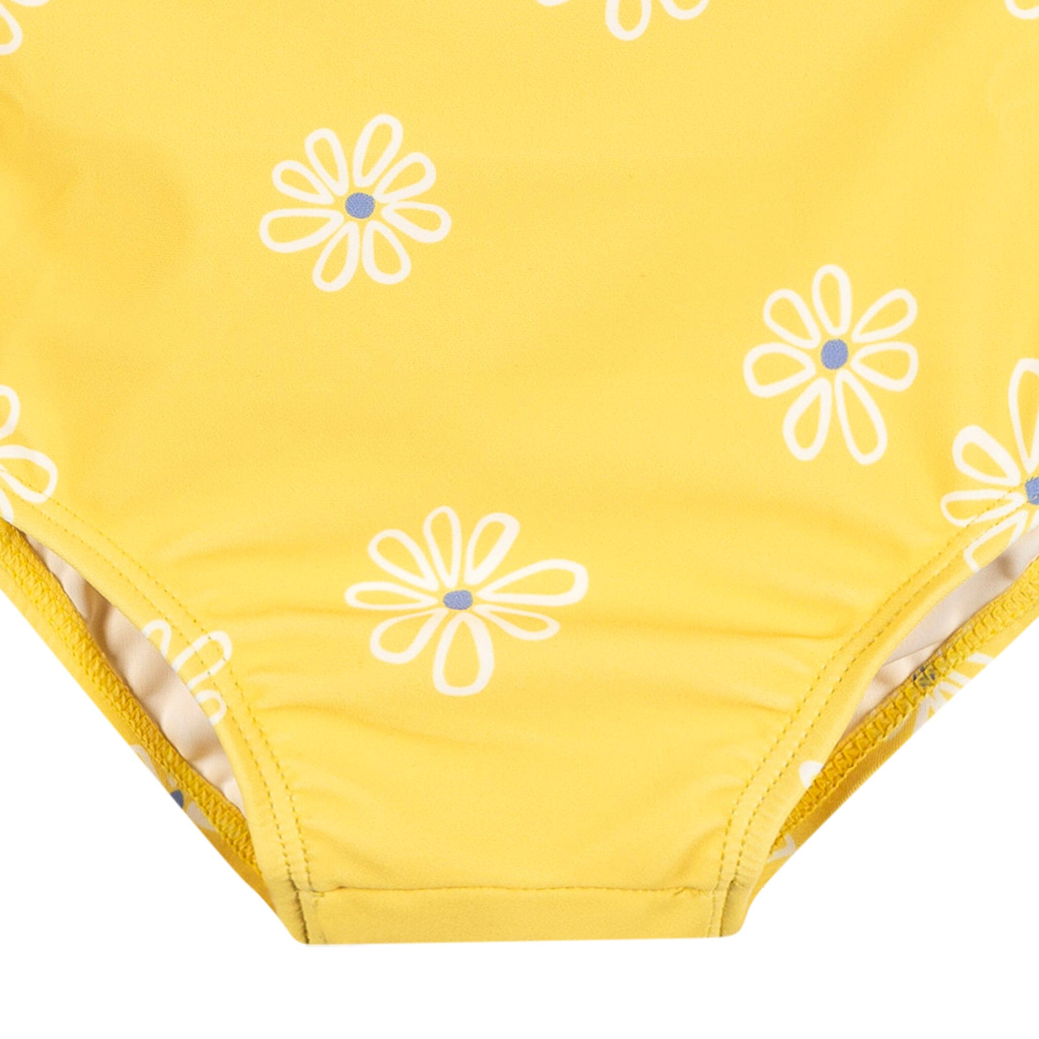 Baby Girls Yellow Daisies Rashguard Suit Swimwear Gerber® 