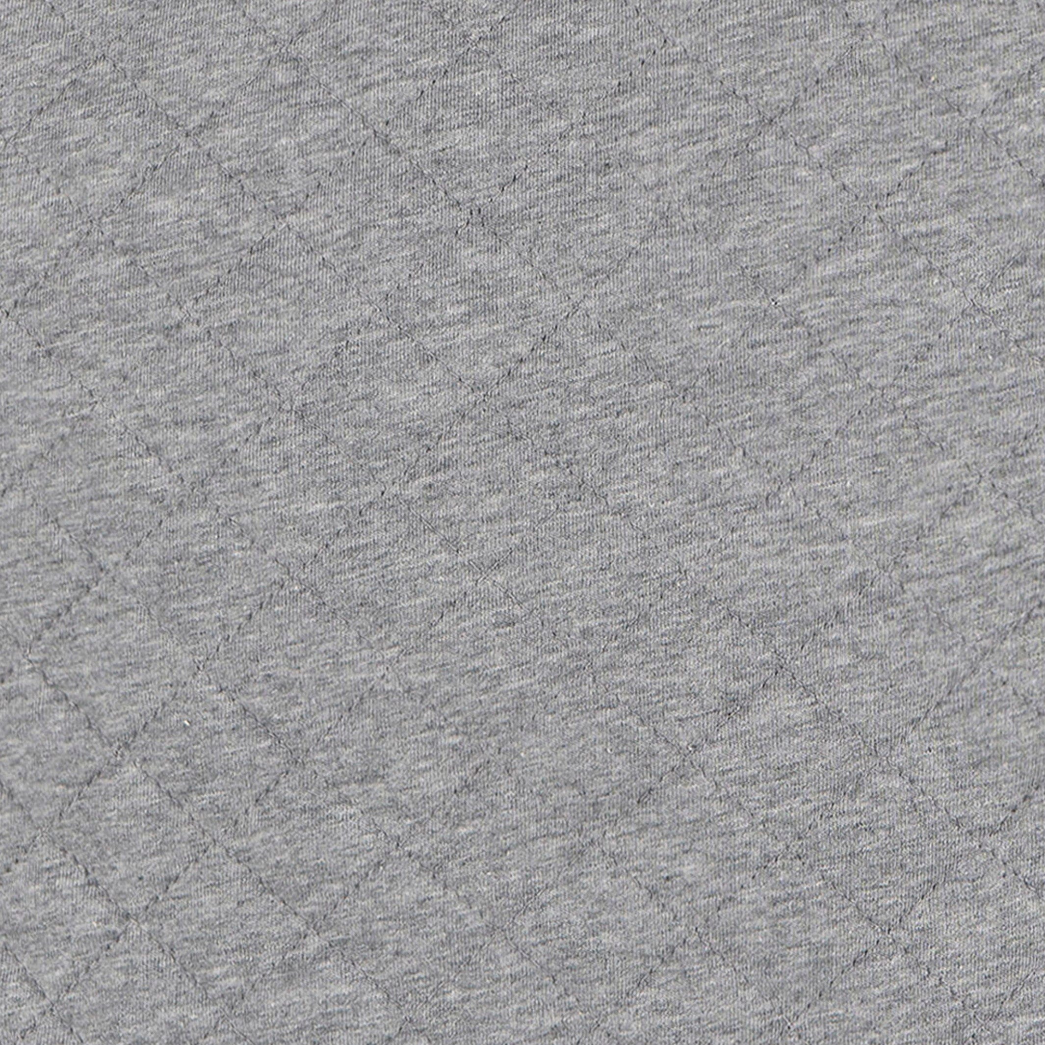 Baby Neutral Grey Heather Quilted Wearable Blanket