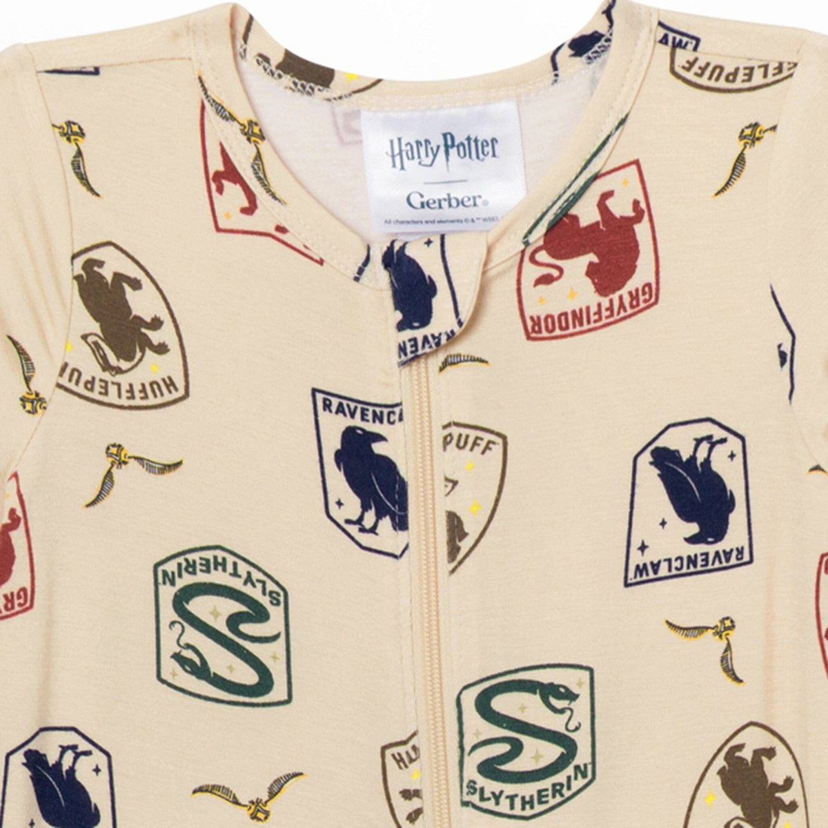 Baby Neutral Hogwarts House Pride Sleep 'N Play sleepwear Gerber® 