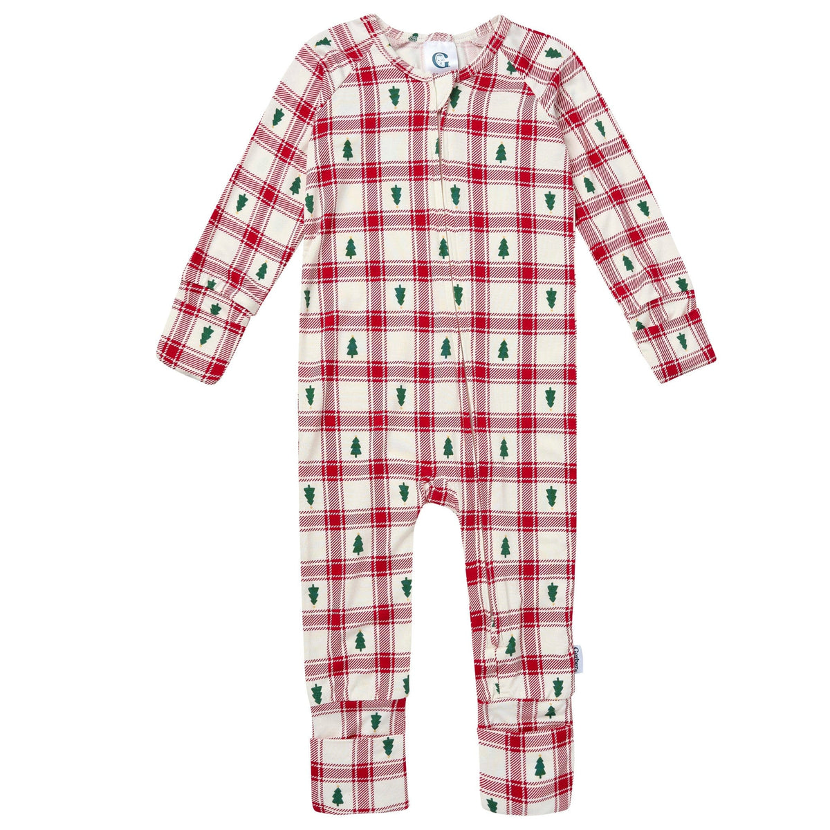Baby Neutral Holiday Plaid Snug Fit Footless Pajamas Sleepwear Gerber® 