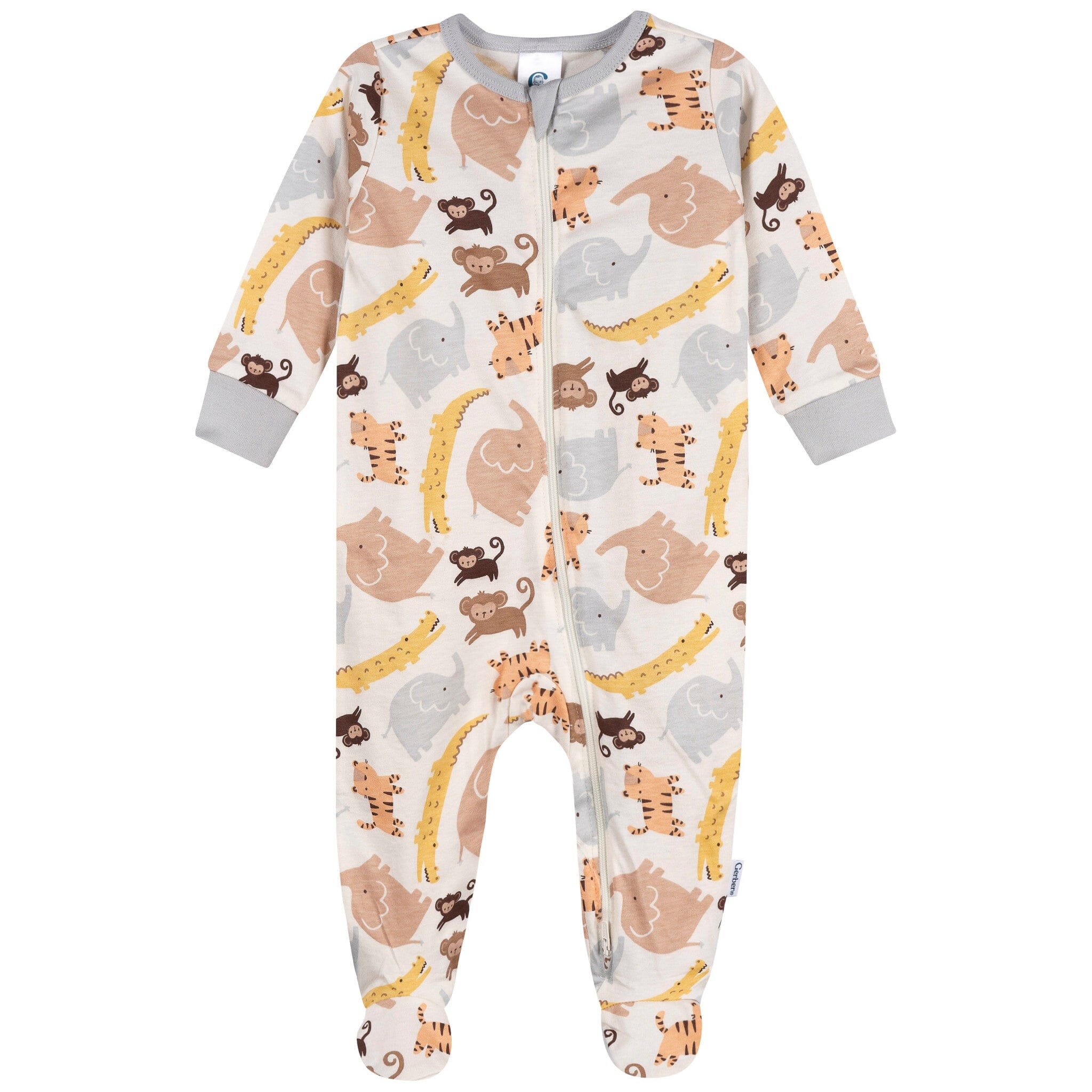 Baby Neutral Zoo Animals Sleep 'N Play Sleepwear Gerber® 