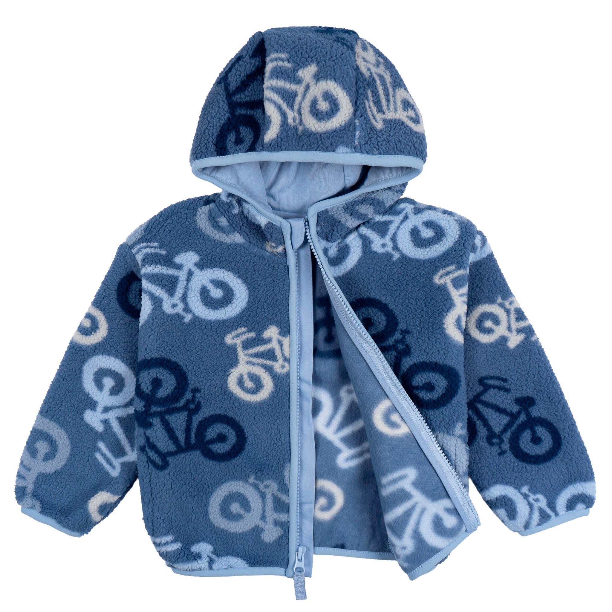 Infant & Toddler Boys Blue Sherpa Jacket