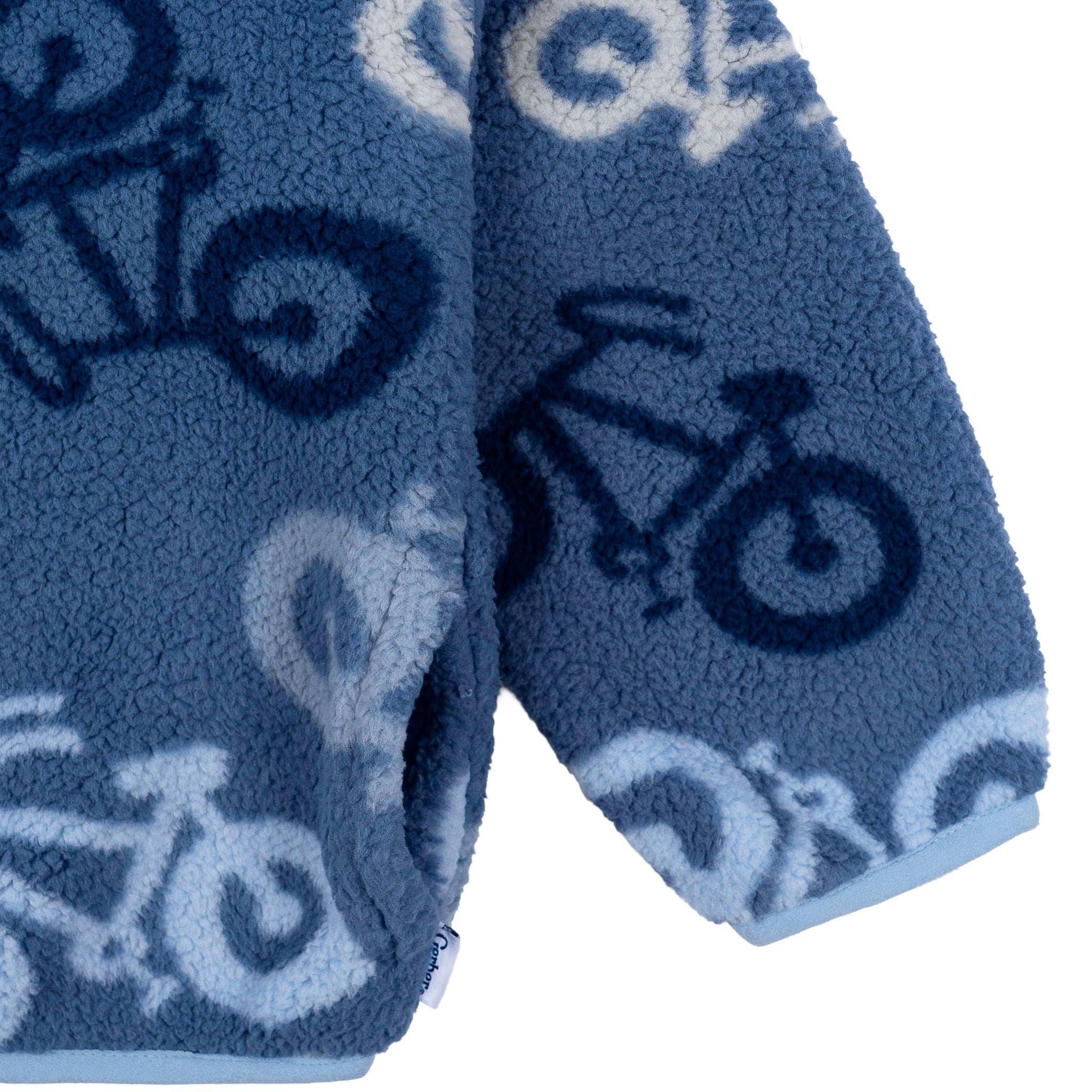Infant & Toddler Boys Blue Sherpa Jacket