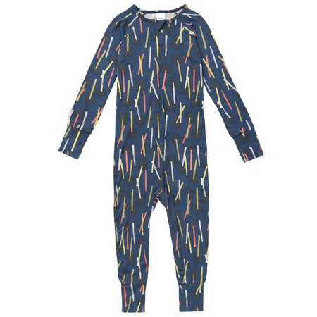 Infant & Toddler Boys Navy Candle Snug Fit Footless Pajamas
