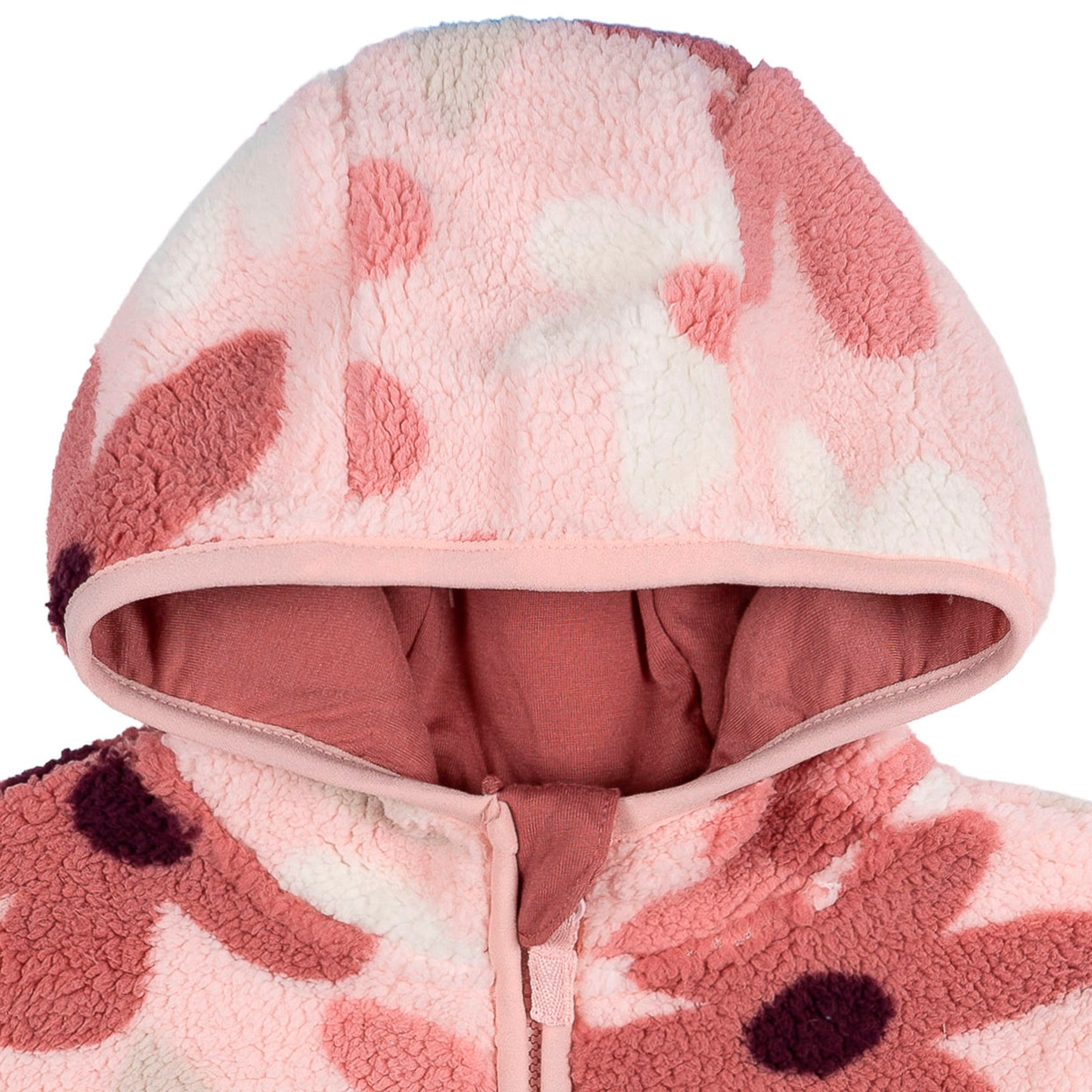 Infant & Toddler Girls Pink Sherpa Jacket