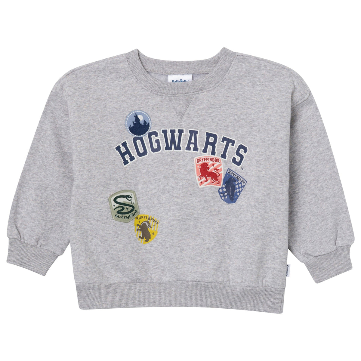 Infant & Toddler Neutral Hogwarts House Patch Sweatshirt tops Gerber® 
