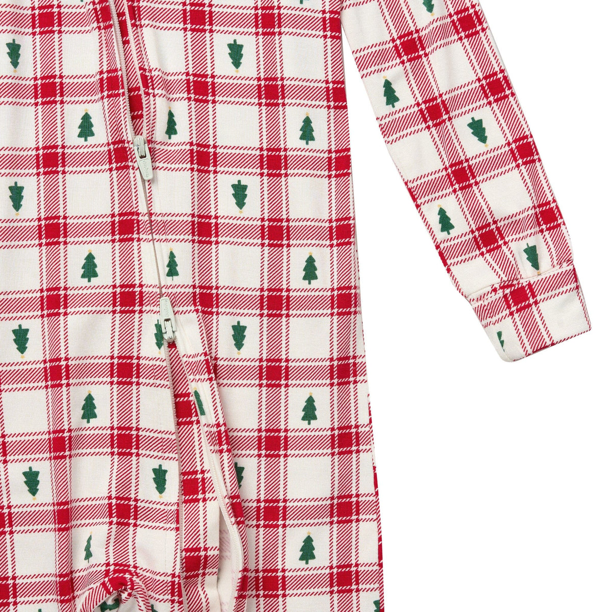 Infant & Toddler Neutral Plaid Tree Snug Fit Footless Pajamas Sleepwear Gerber® 