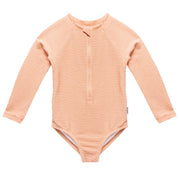 Toddler Girls Peach Rashguard