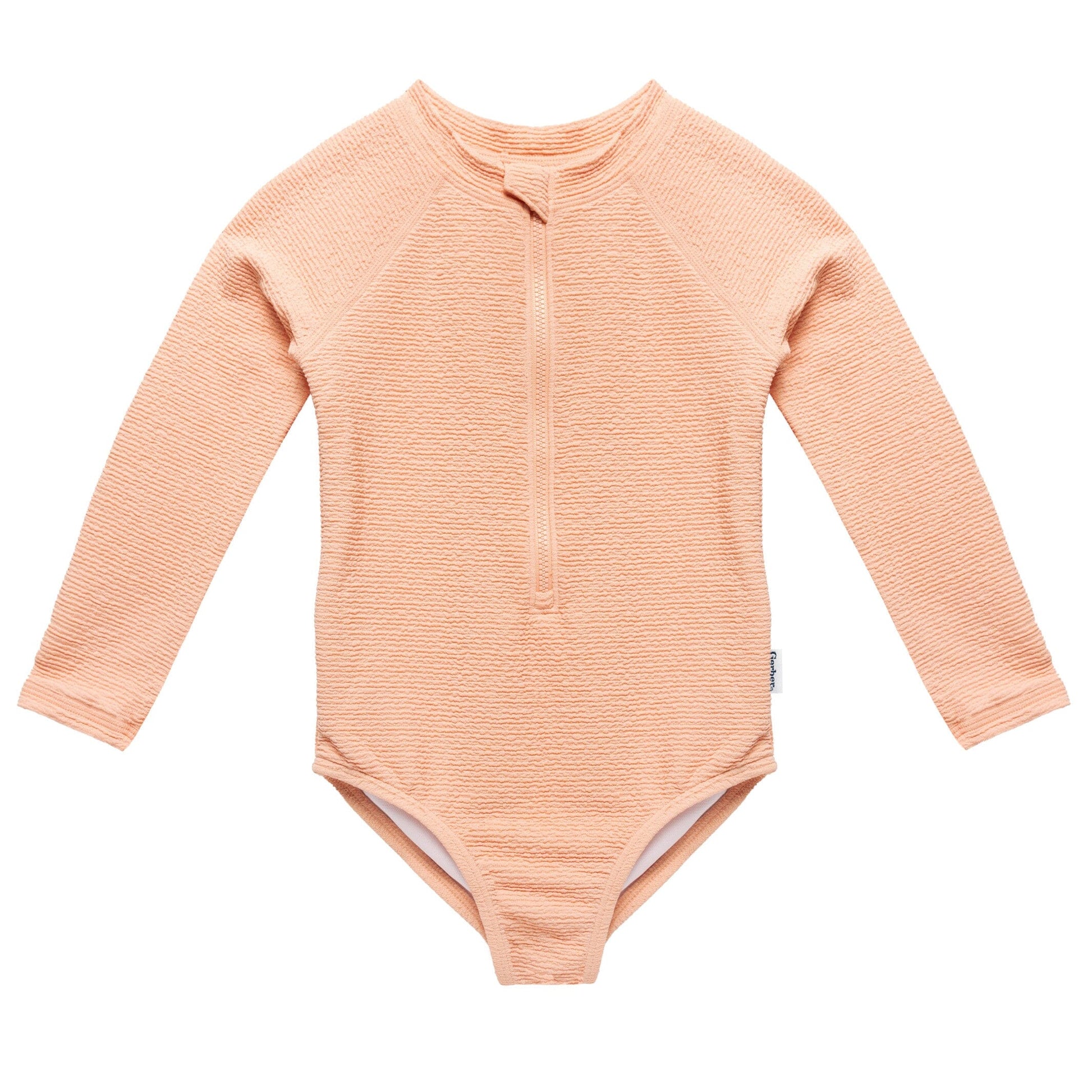 Toddler Girls Peach Rashguard