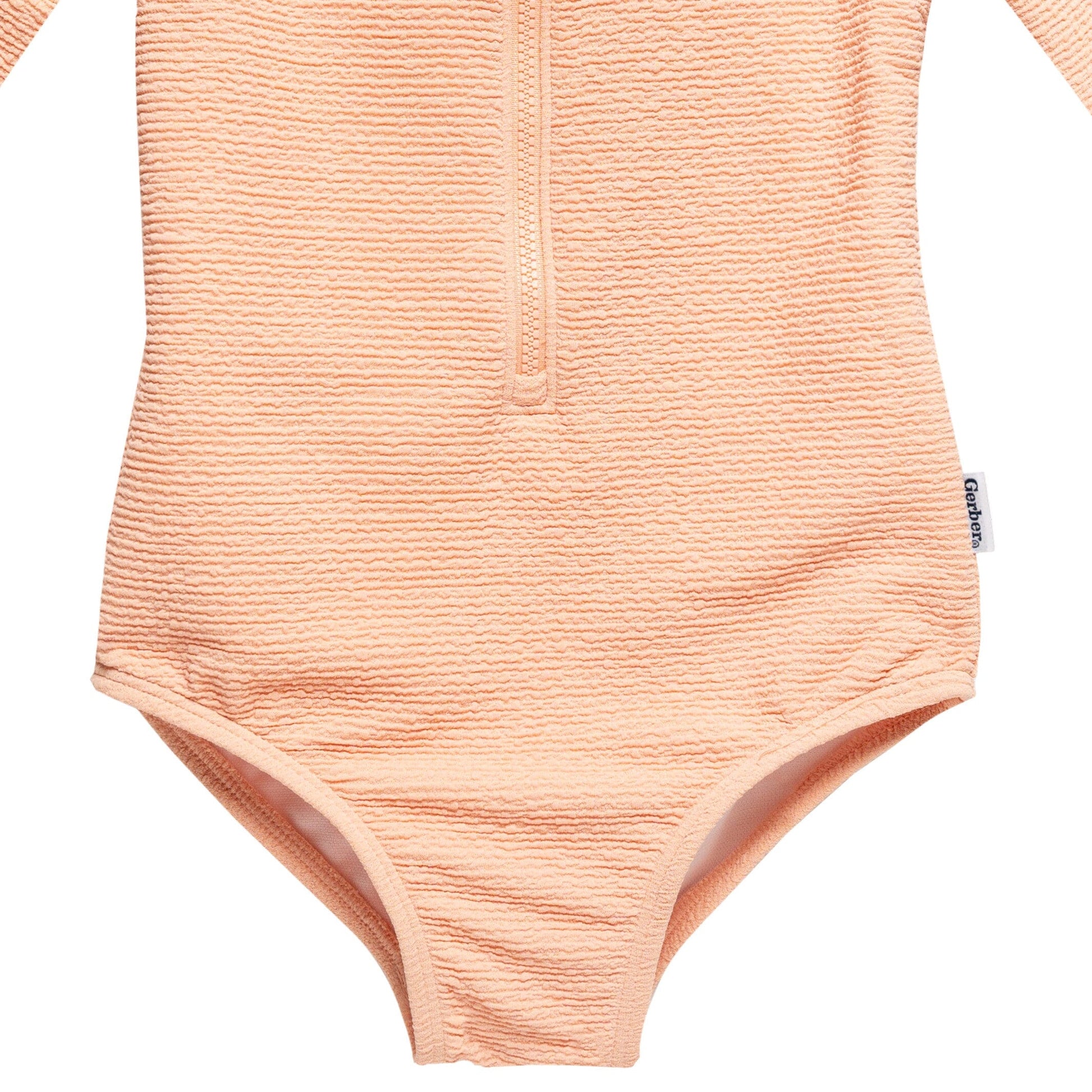 Toddler Girls Peach Rashguard