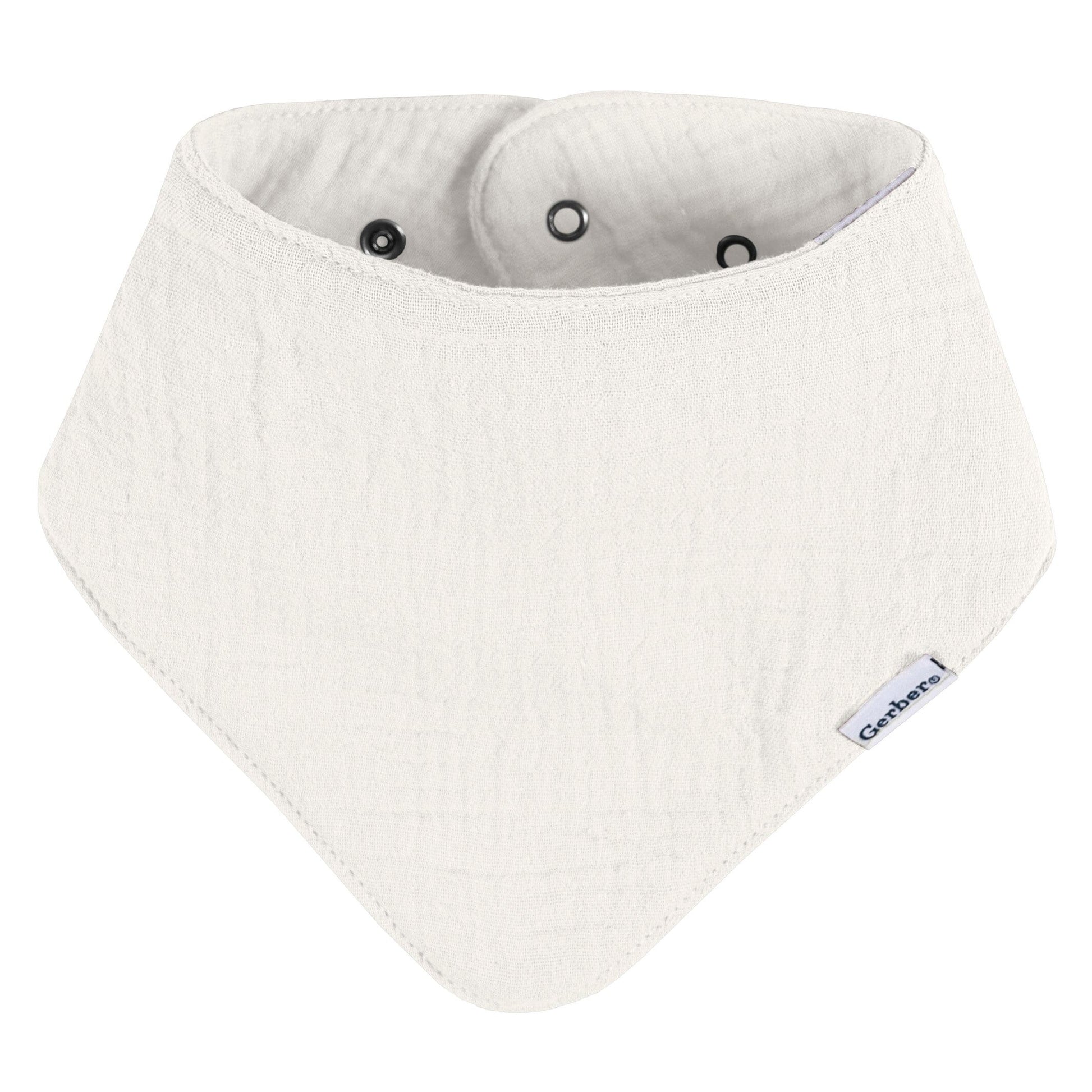 10-Pack Baby Neutral Multi Browns Muslin Bandana Bib