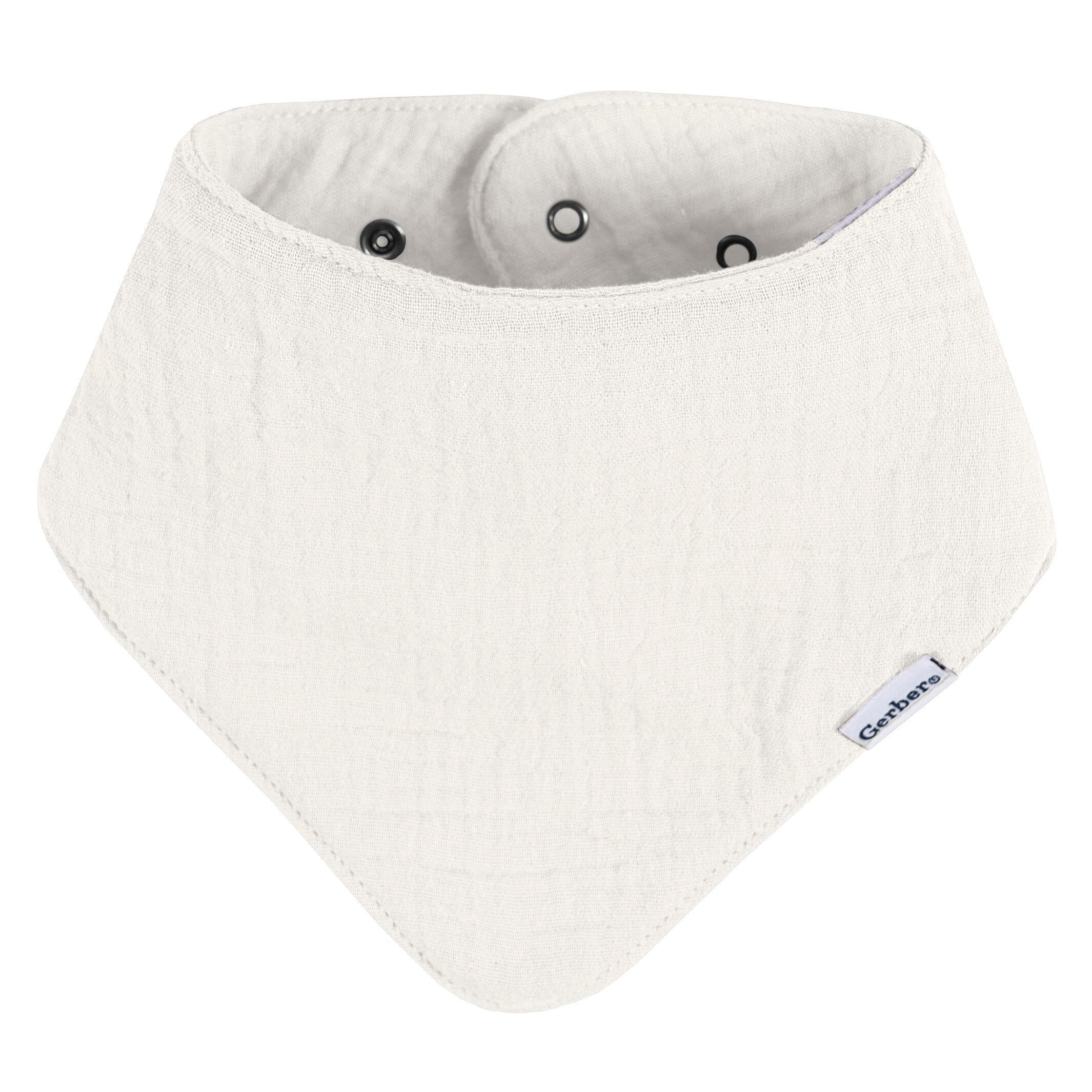 10-Pack Baby Neutral Multi Browns Muslin Bandana Bib