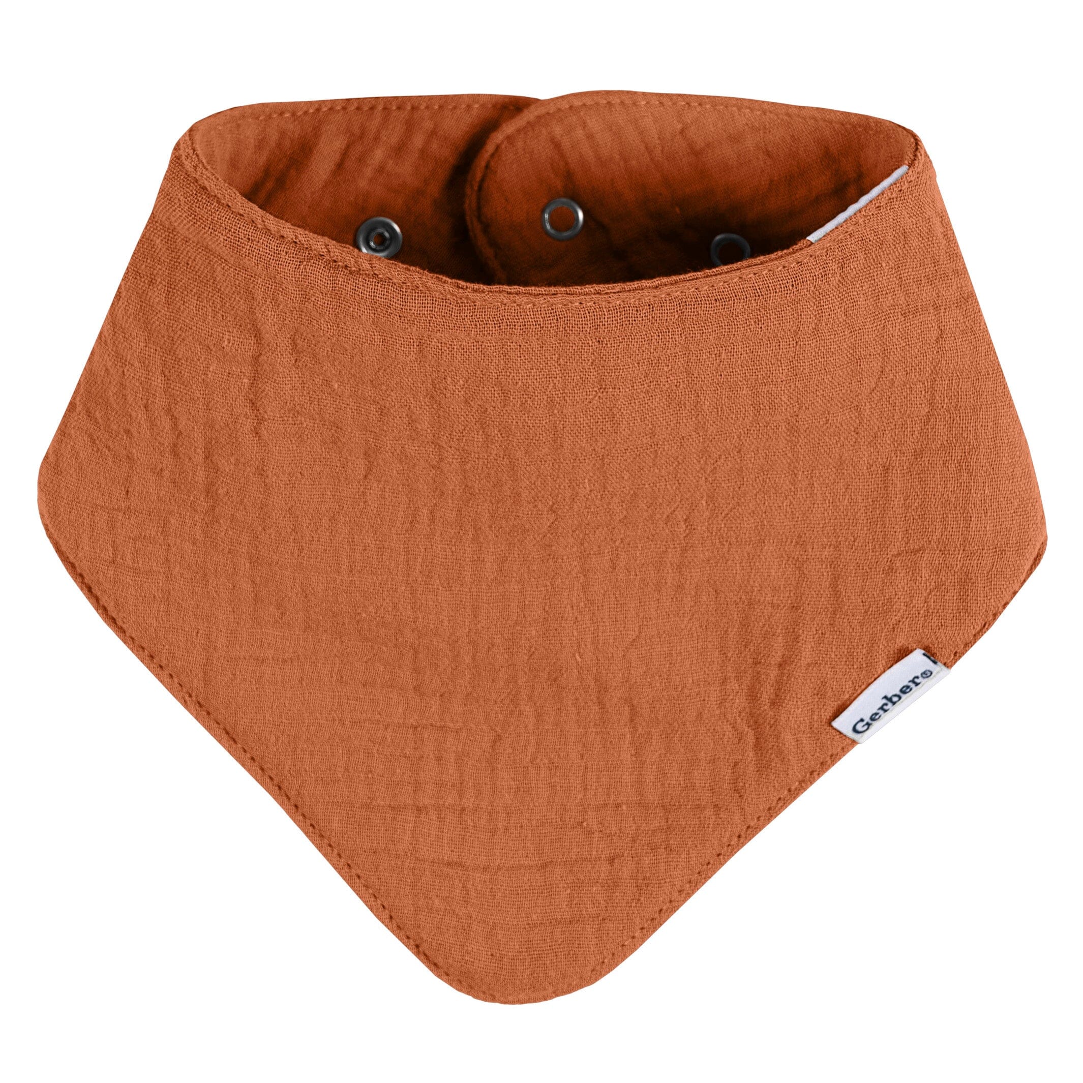 10-Pack Baby Neutral Multi Browns Muslin Bandana Bib