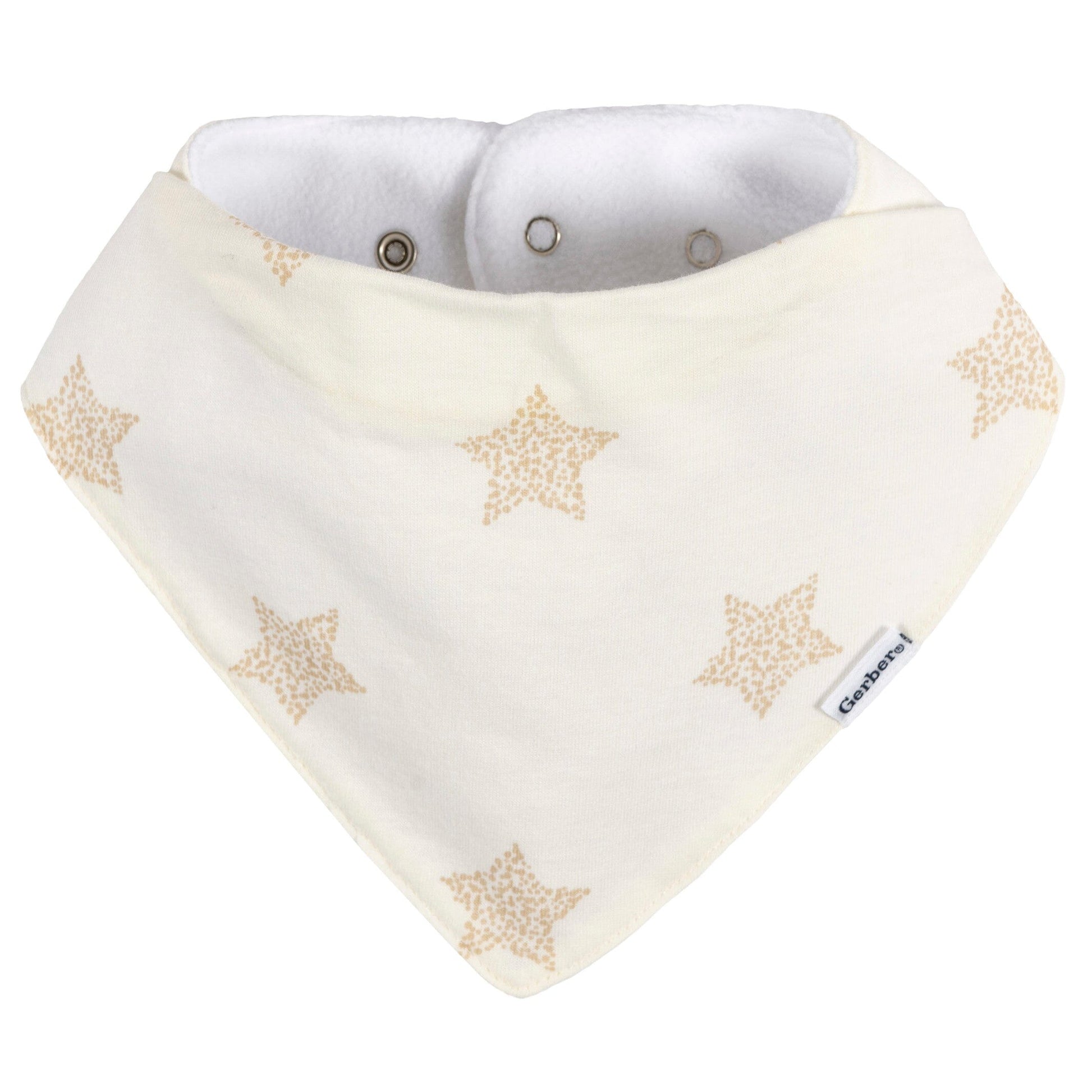 10-Pack Baby Neutral Multi Grey Bandana Bib