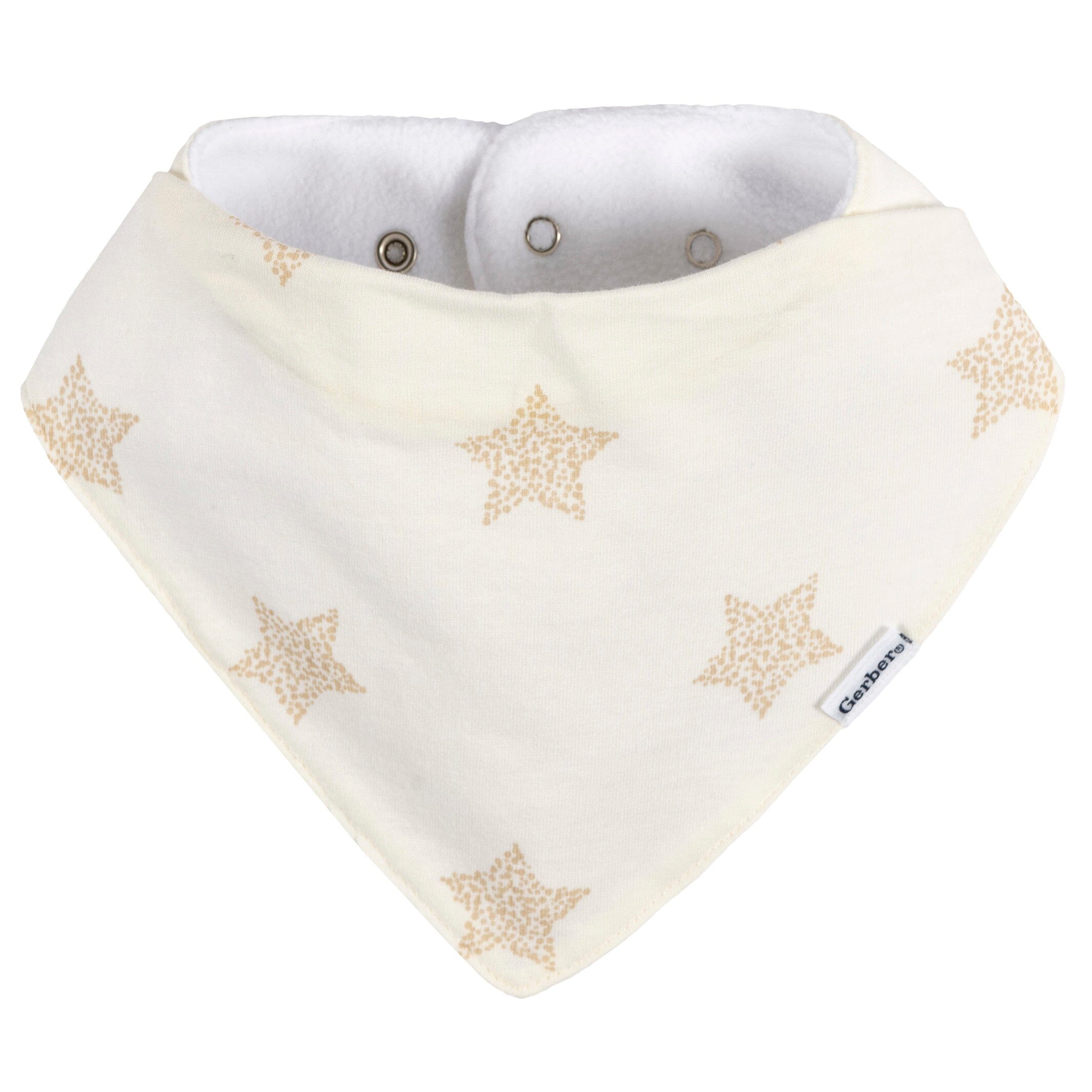 10-Pack Baby Neutral Multi Grey Bandana Bib