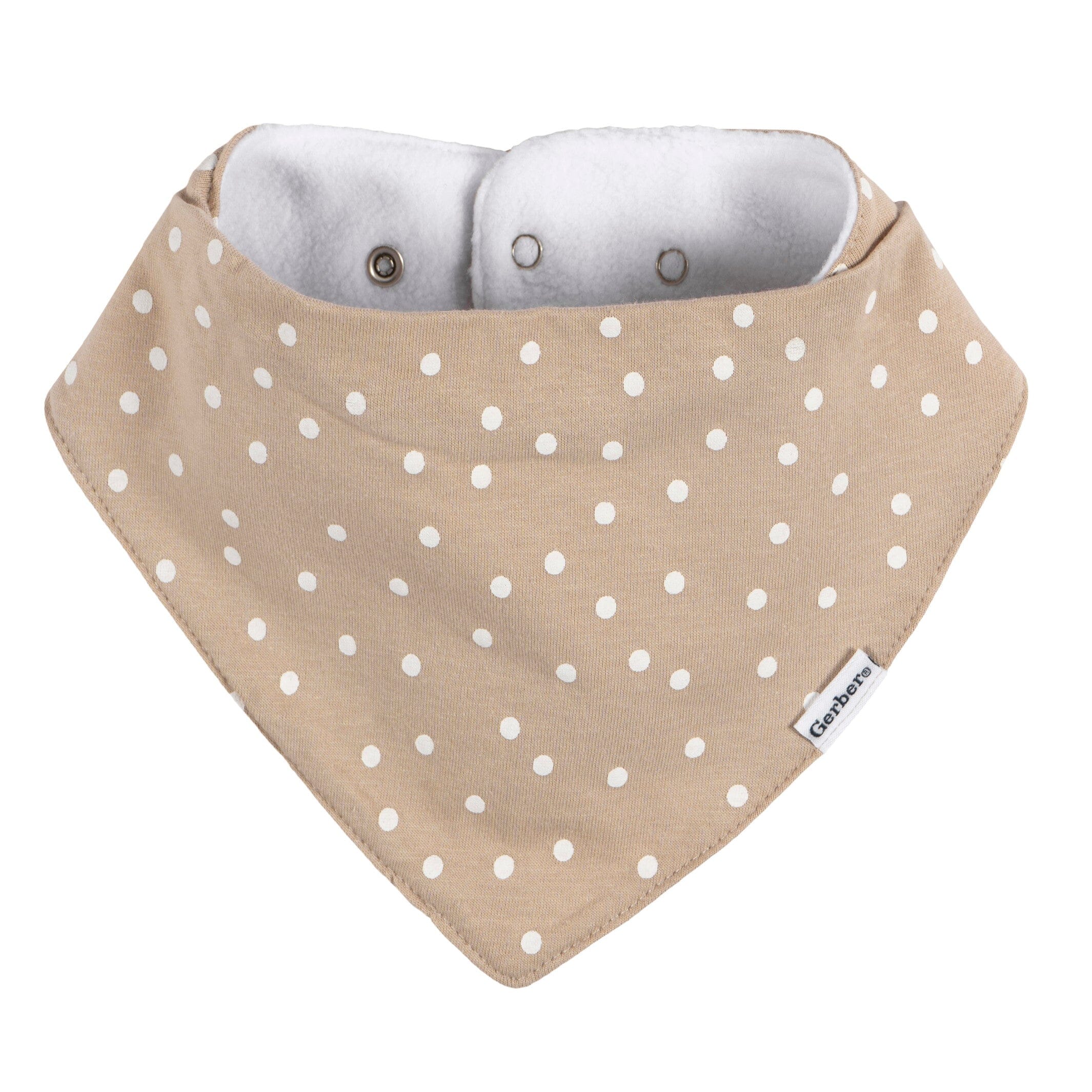 10-Pack Baby Neutral Multi Grey Bandana Bib