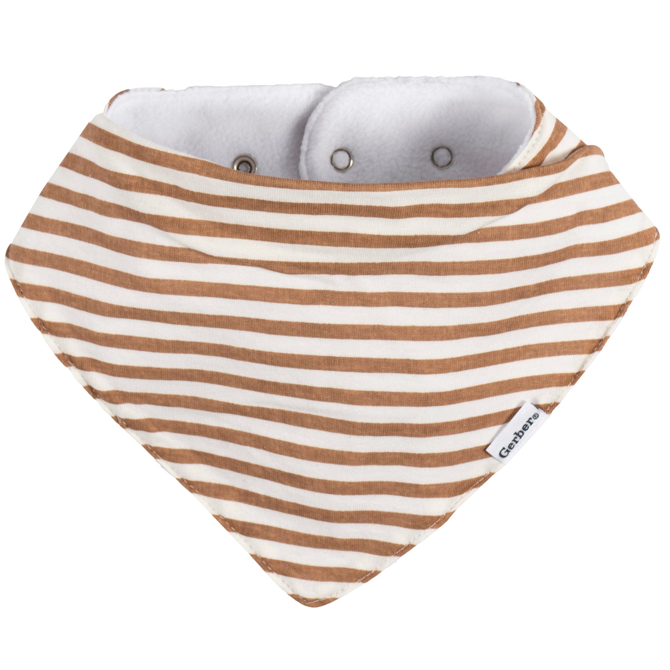 10-Pack Baby Neutral Multi Rust Bandana Bib