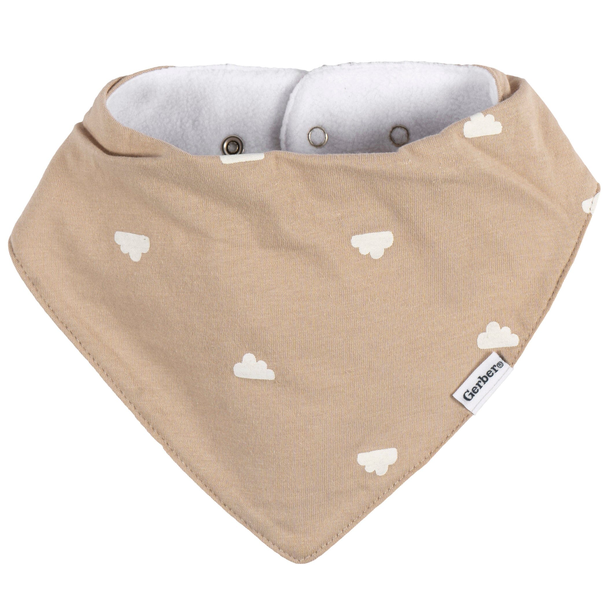 10-Pack Baby Neutral Multi Rust Bandana Bib
