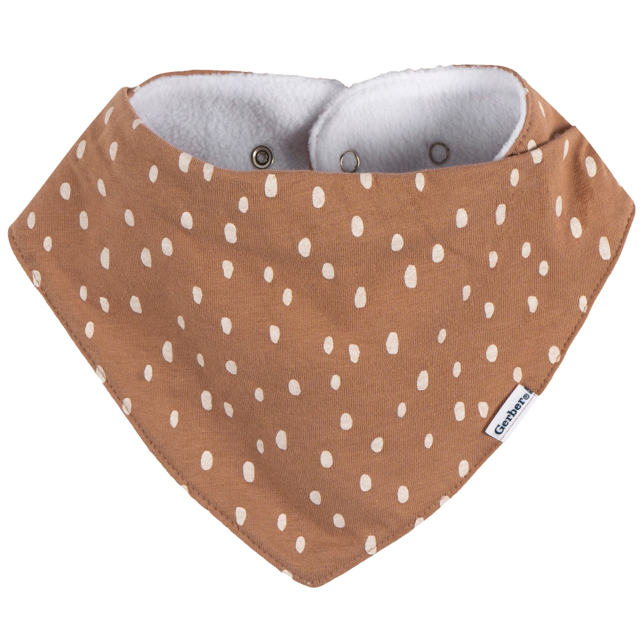 10-Pack Baby Neutral Multi Rust Bandana Bib