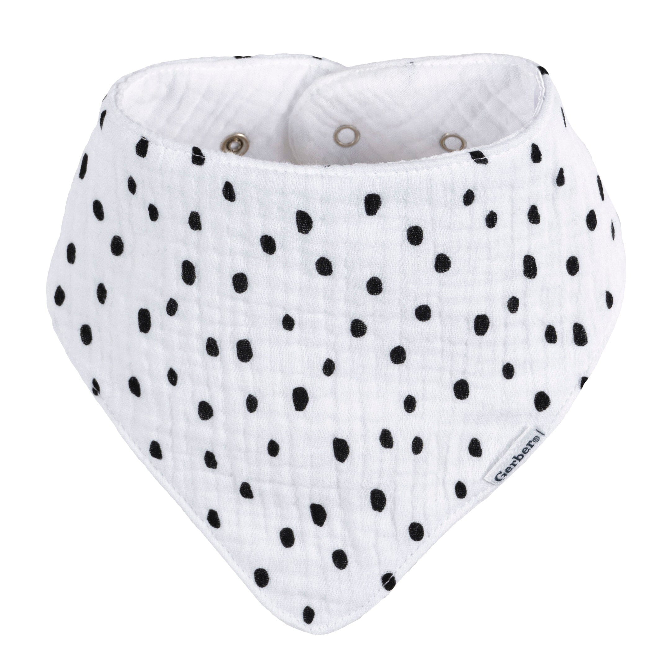 10-Pack Baby Neutral Multi White Muslin Bandana Bib