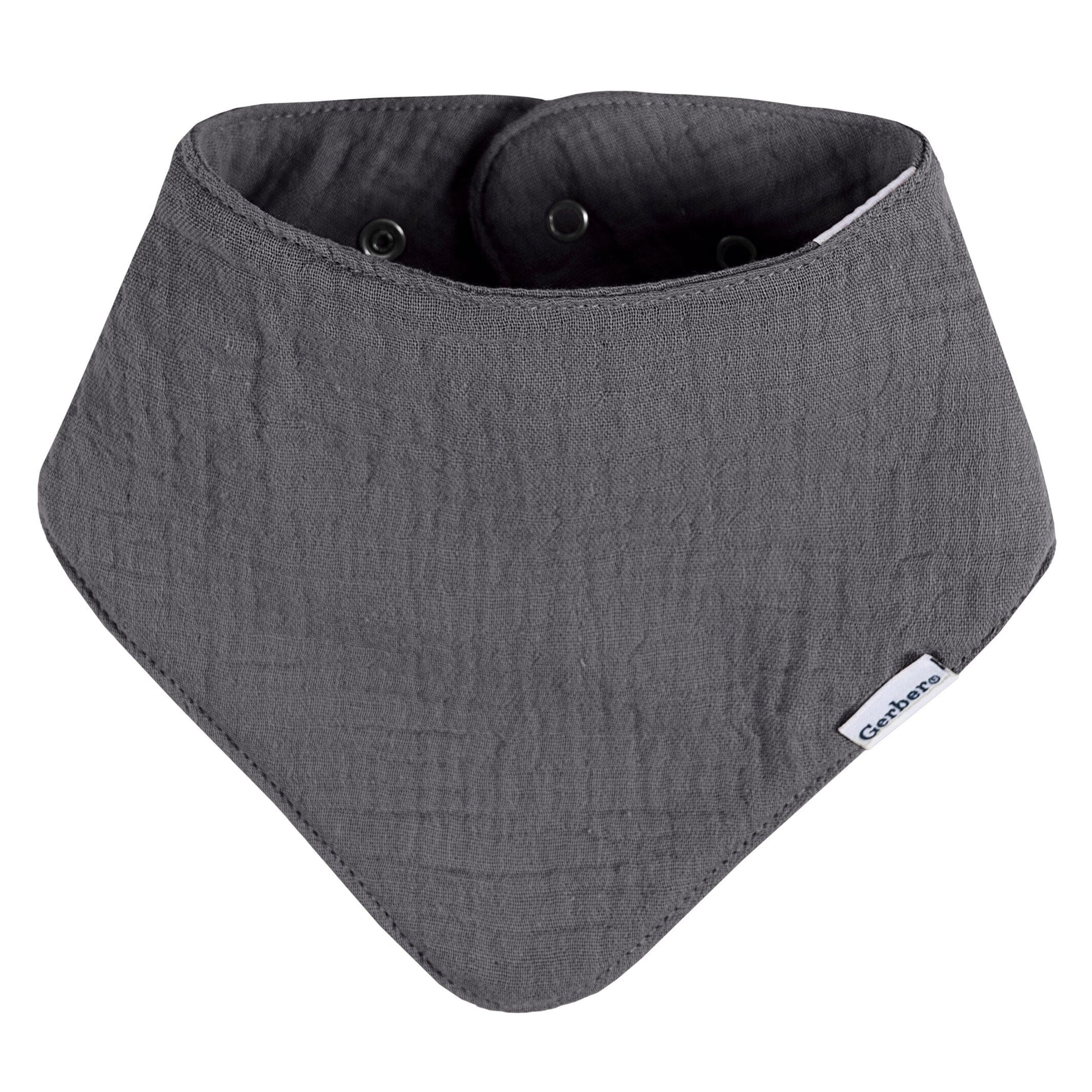 10-Pack Baby Neutral Multi White Muslin Bandana Bib