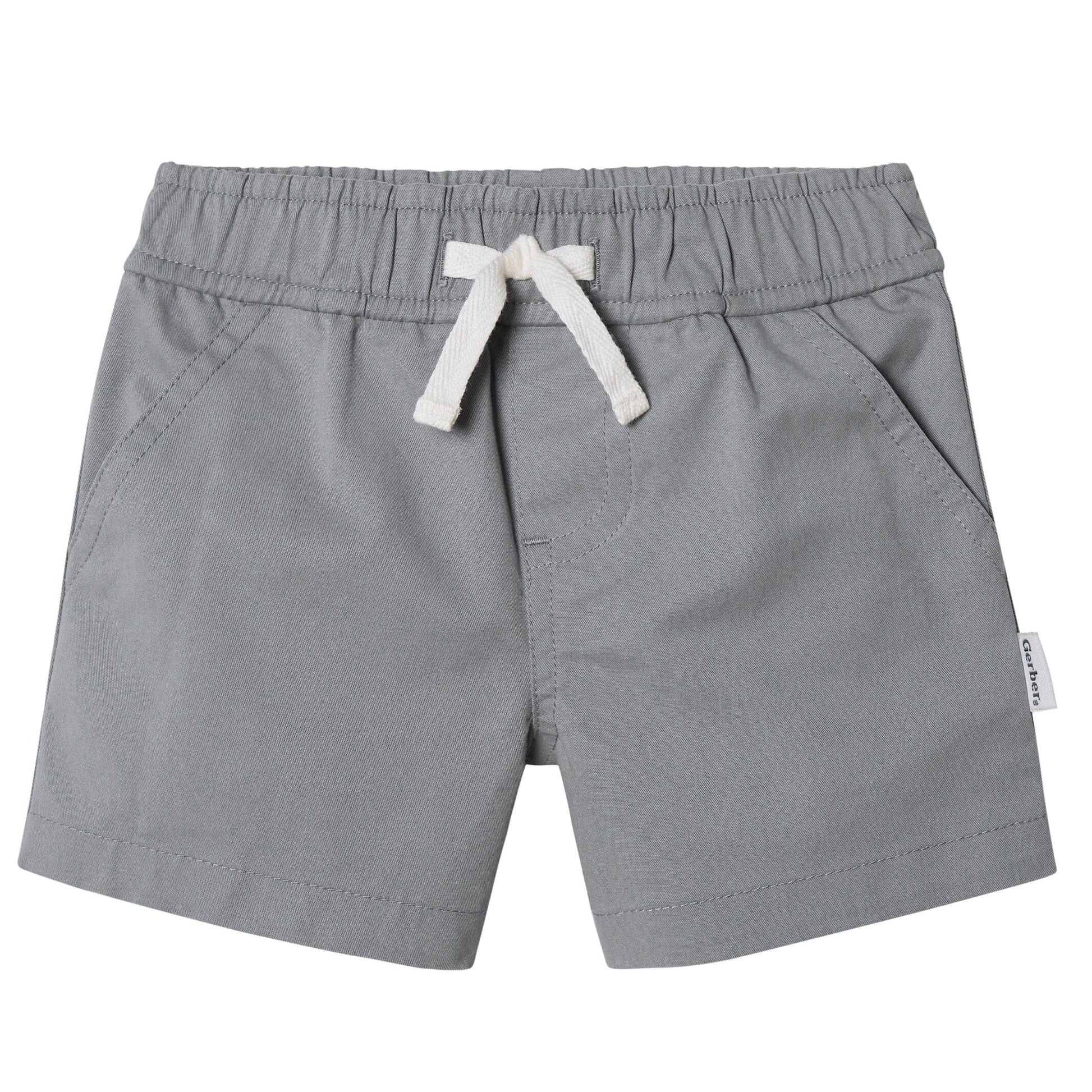 2-Pack Baby & Toddler Boys Grey/Blue Shorts