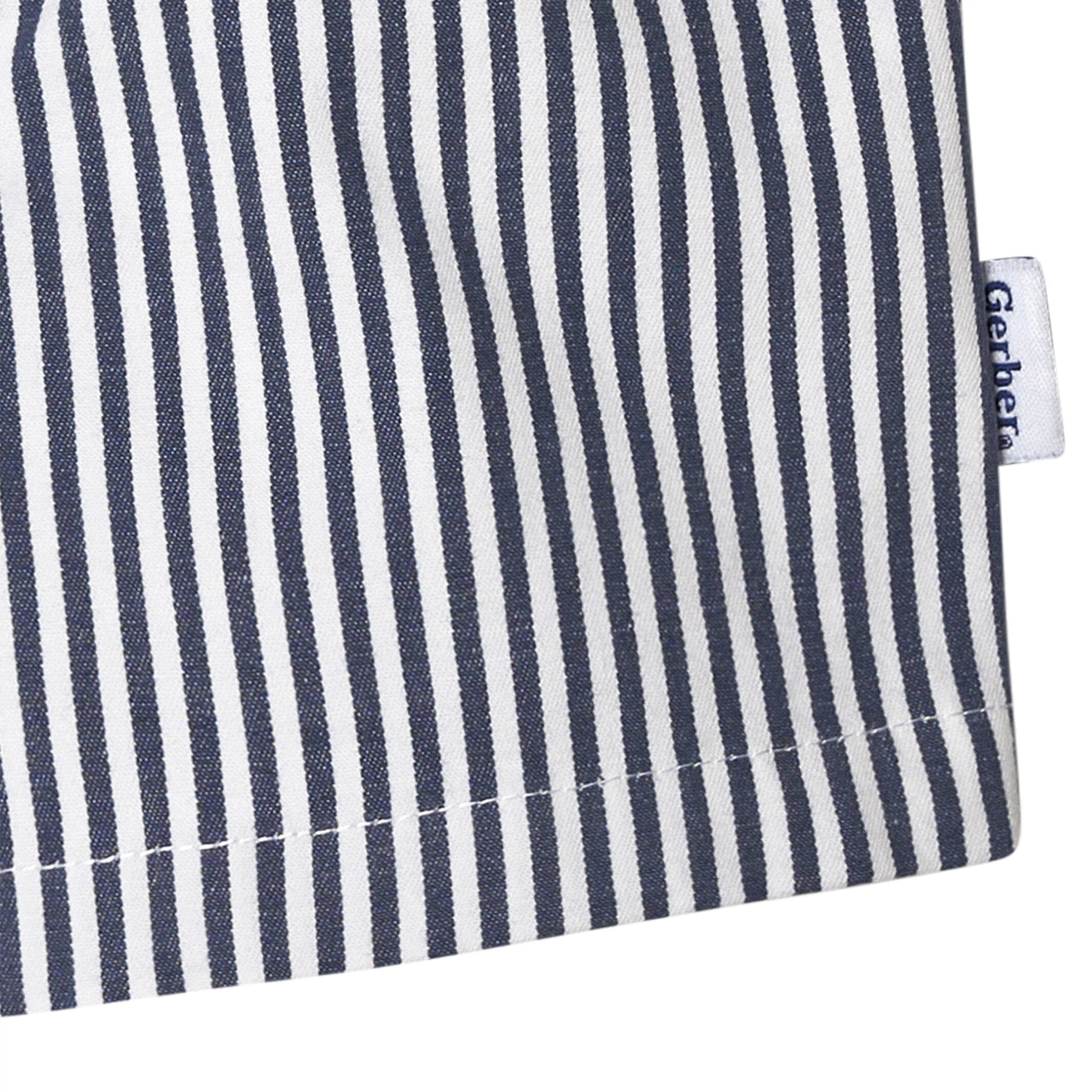 2-Pack Baby & Toddler Boys Navy Stripe/Khaki Shorts