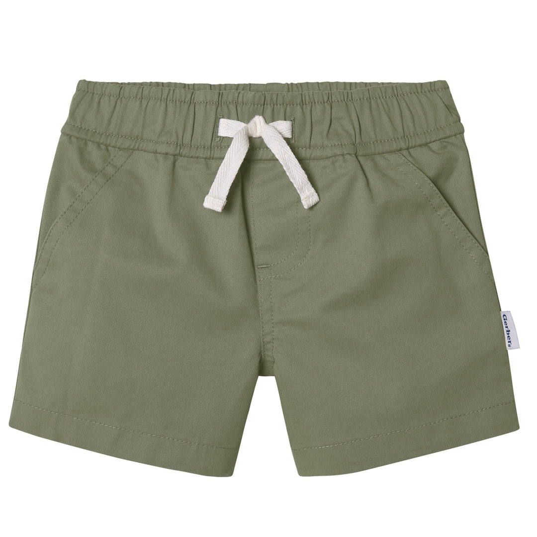 Toddler Boy Shorts Green 2-Pack Baby Toddler Boys Olive And Dark