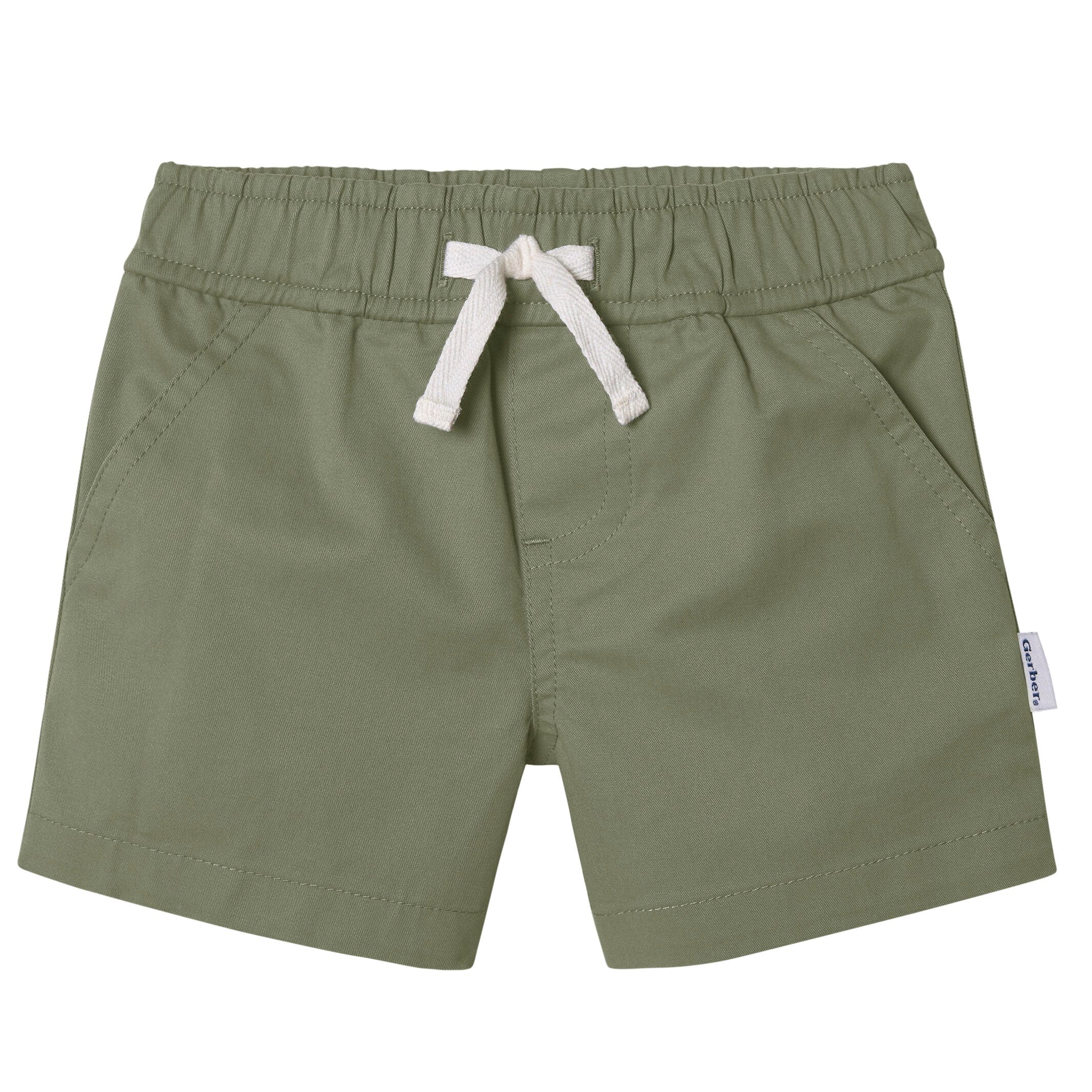 2-Pack Baby & Toddler Boys Olive/Dark Khaki Shorts