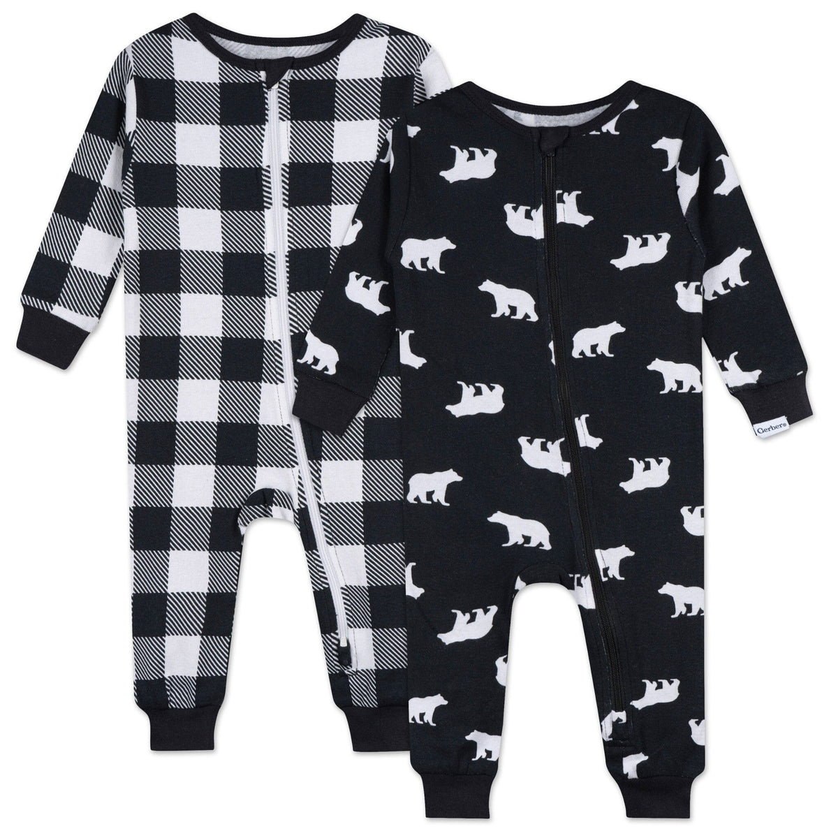 2-Pack Baby & Toddler Boys Bears Snug Fit Footless Pajamas sleepwear Gerber® 