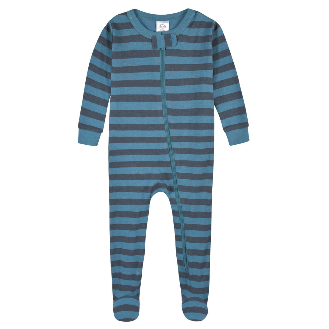 2-Pack Baby & Toddler Boys Big Dino Snug Fit Footed Cotton Pajamas