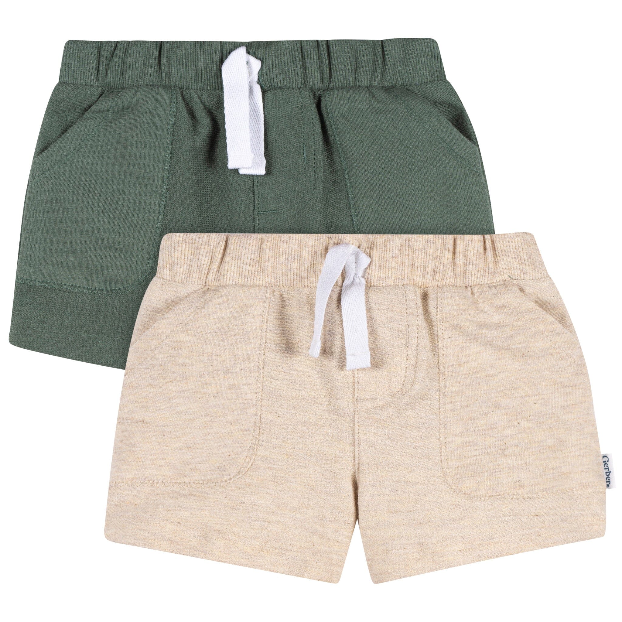2-Pack Baby & Toddler Boys Blue & Gray Knit Shorts Pants & Bottoms Gerber® 