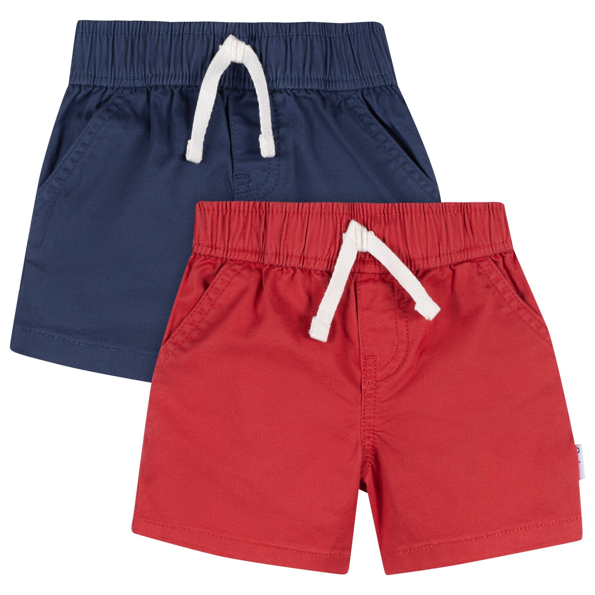 2-Pack Baby & Toddler Boys Blue & Red Shorts Pants & Bottoms Gerber® 