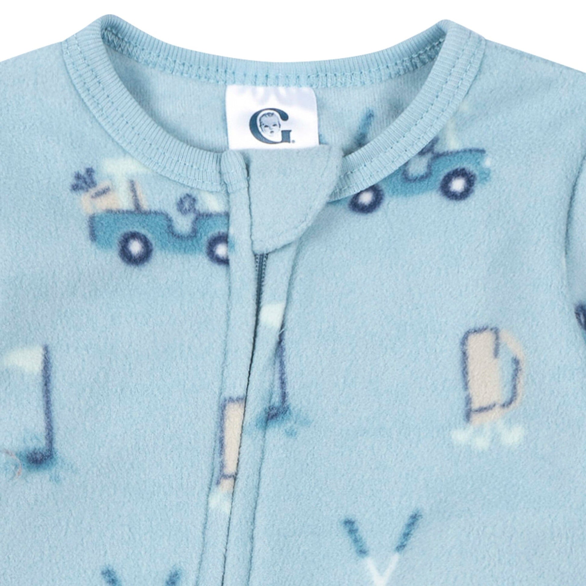 2-Pack Baby & Toddler Boys Golf Footed Fleece Pajamas Sleepwear Gerber® 