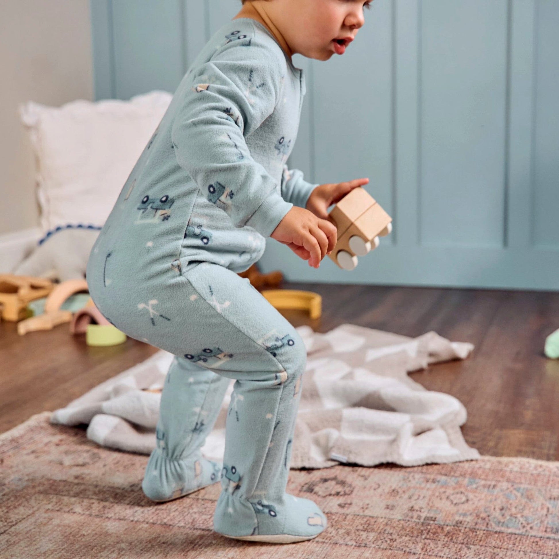 2-Pack Baby & Toddler Boys Golf Footed Fleece Pajamas Sleepwear Gerber® 
