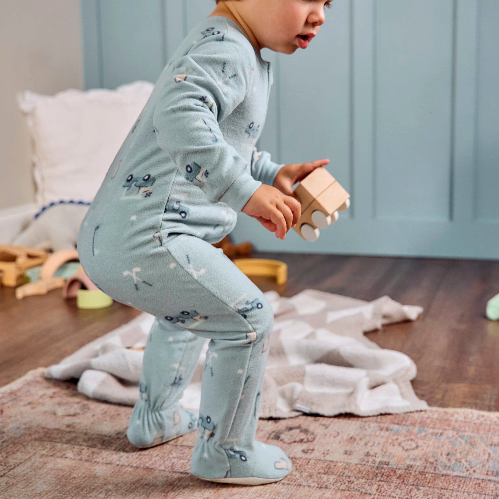 2-Pack Baby & Toddler Boys Golf Footed Fleece Pajamas Sleepwear Gerber® 