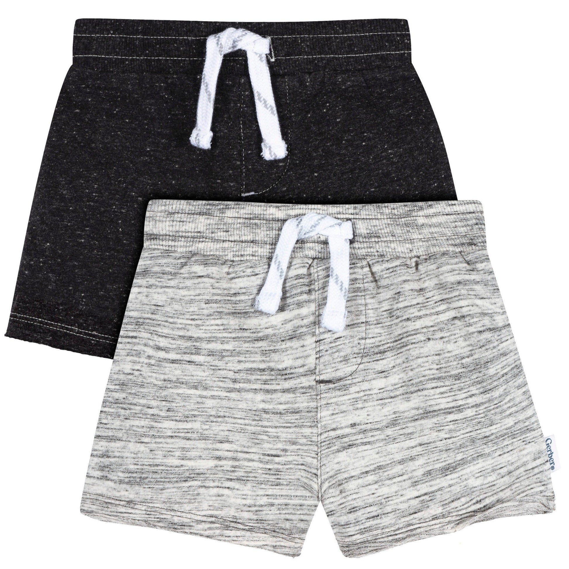 2-Pack Baby & Toddler Boys Gray Knit Shorts Pants & Bottoms Gerber® 