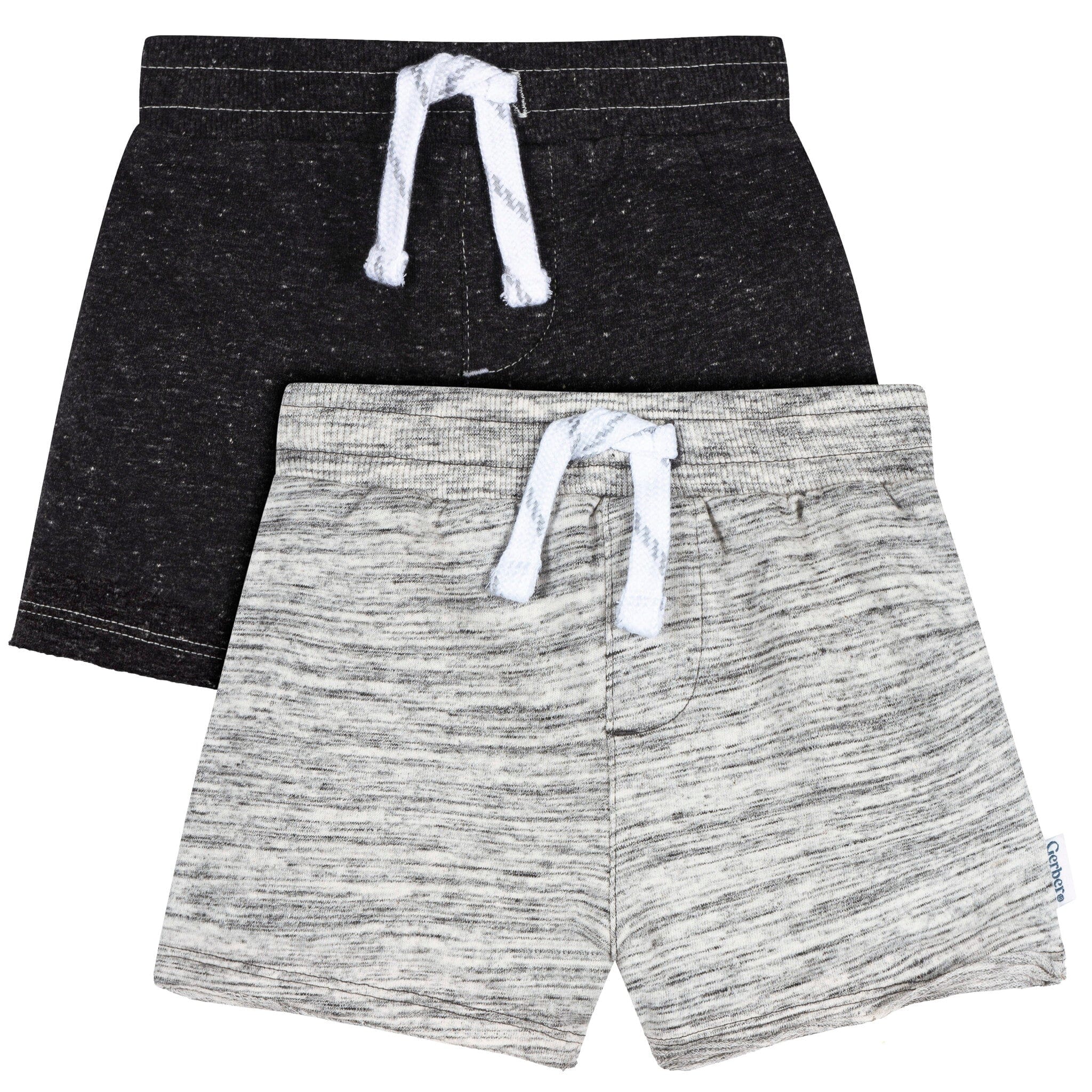 2-Pack Baby & Toddler Boys Gray Knit Shorts Pants & Bottoms Gerber® 