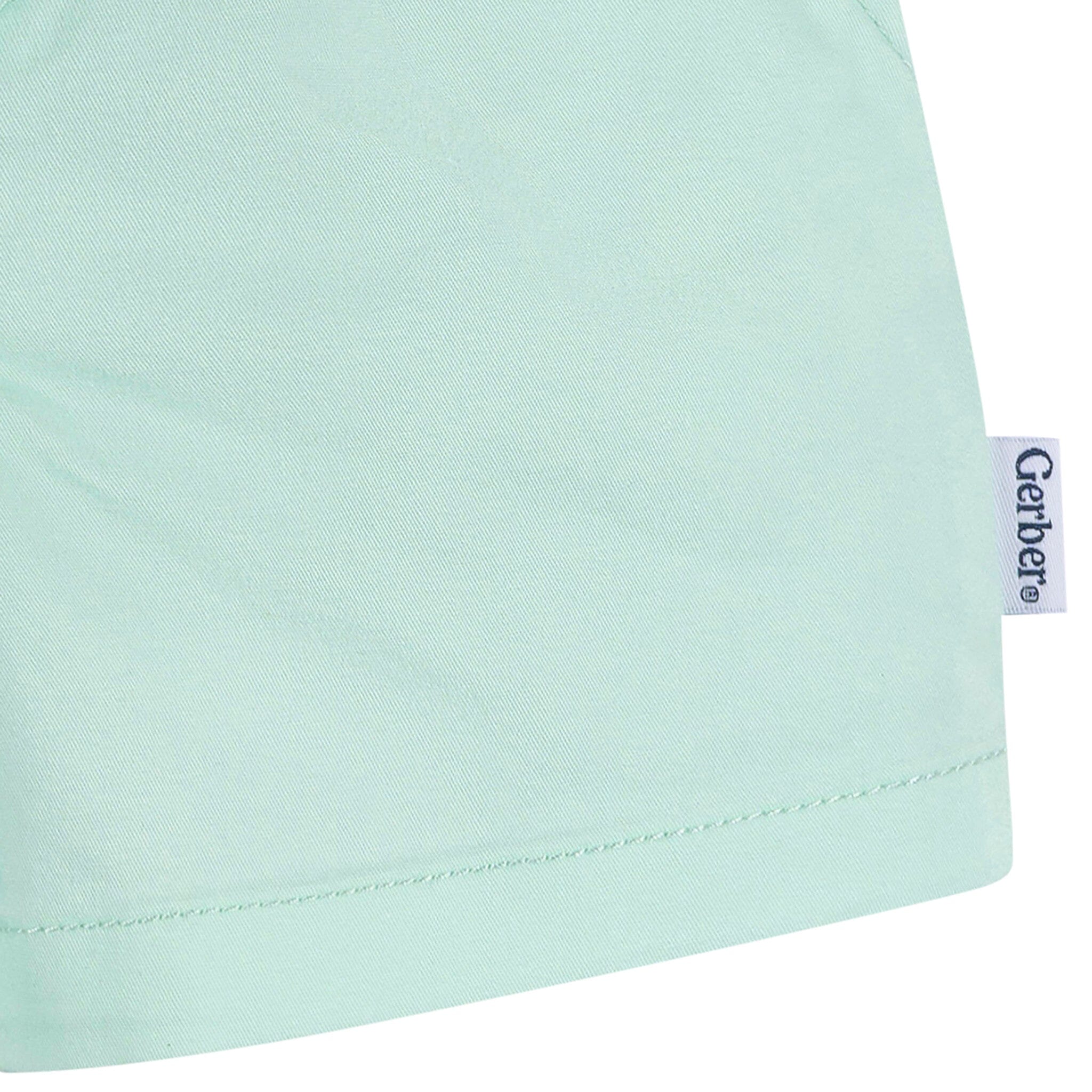 2-Pack Baby & Toddler Boys Green & Blue Shorts Pants & Bottoms Gerber® 