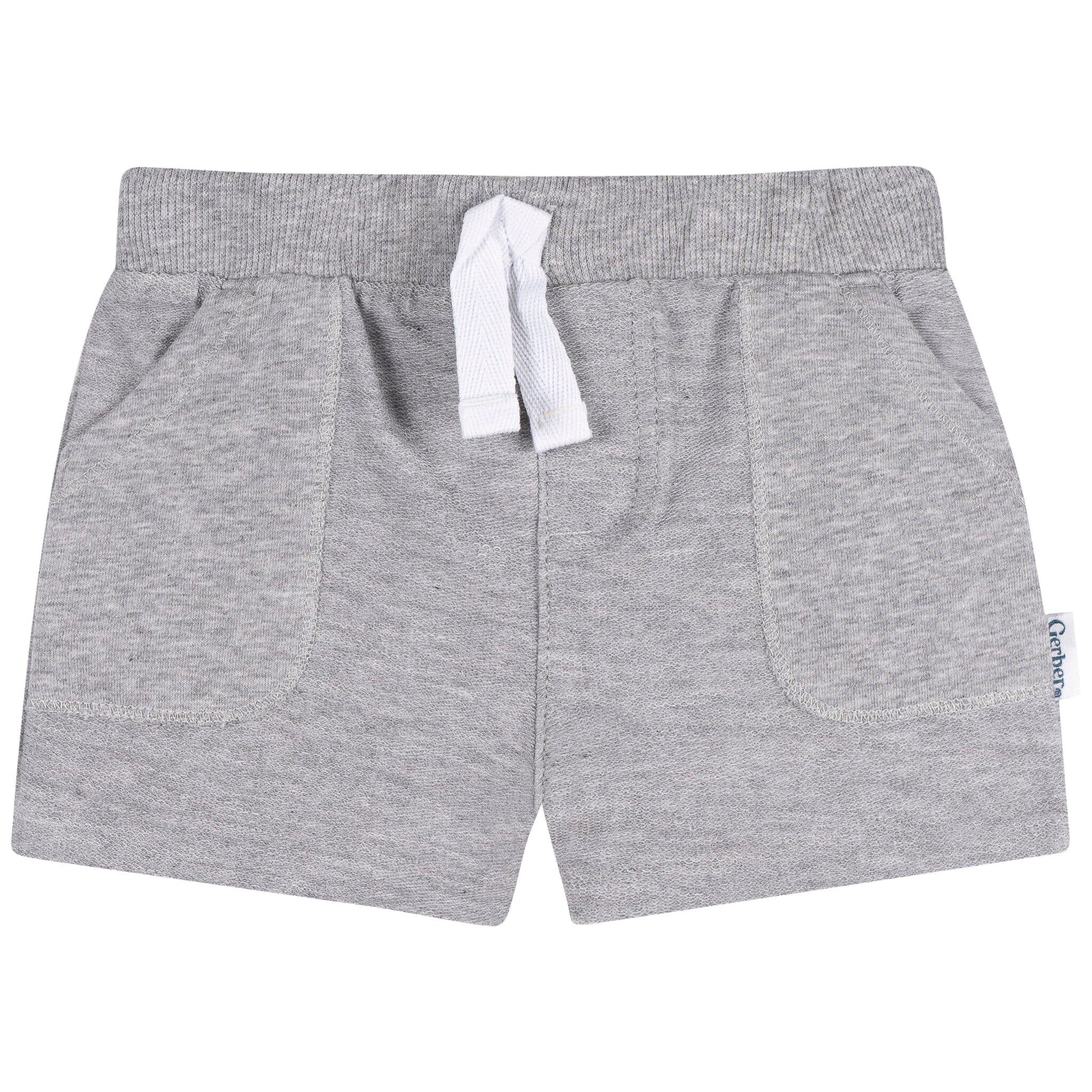 2-Pack Baby & Toddler Boys Green & Tan Knit Shorts Pants & Bottoms Gerber® 