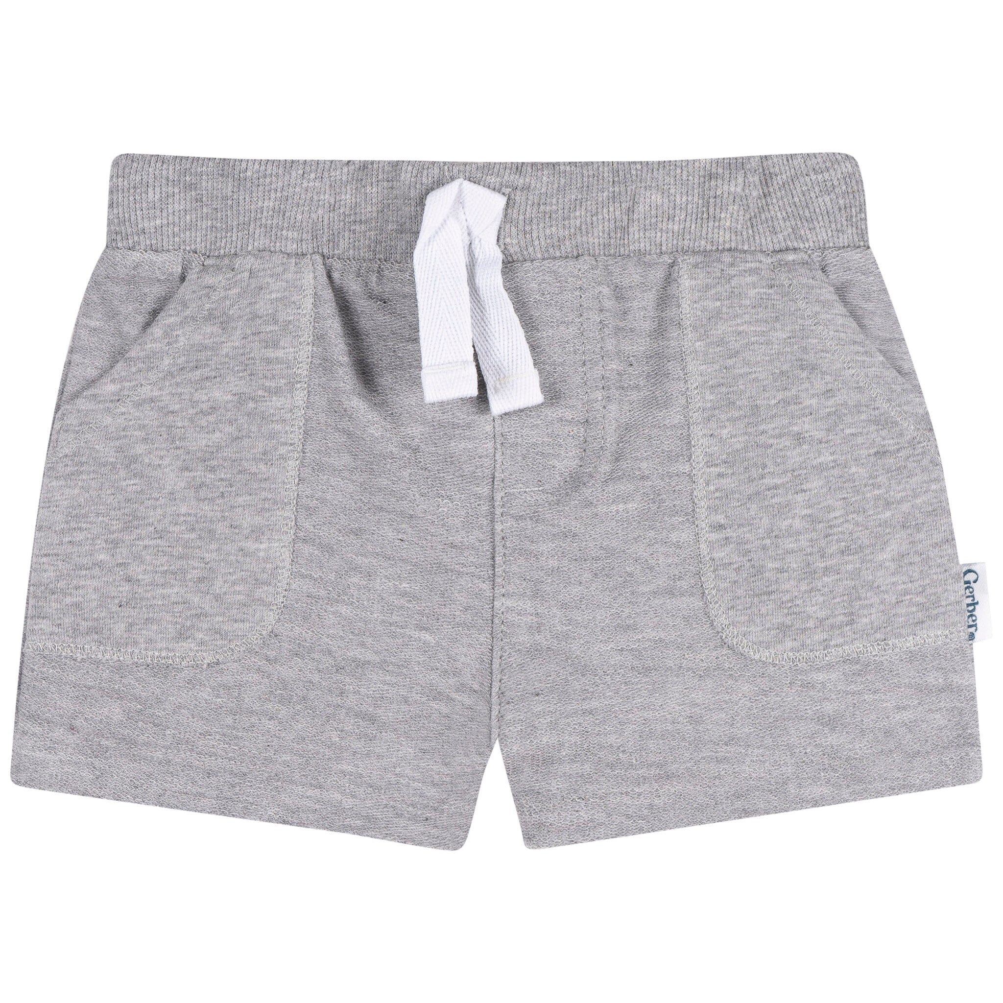 2-Pack Baby & Toddler Boys Green & Tan Knit Shorts Pants & Bottoms Gerber® 