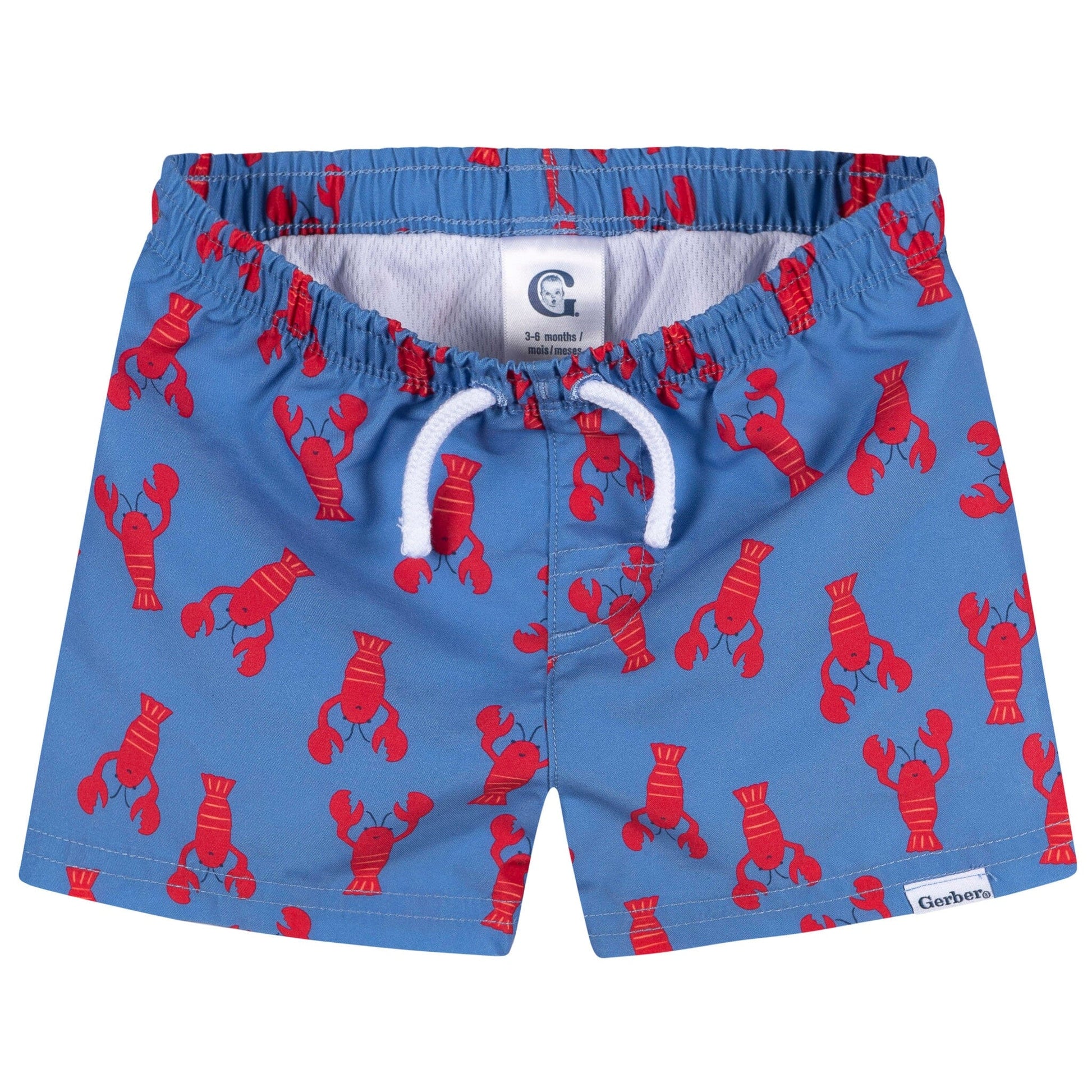 2-Pack Baby & Toddler Boys Lobsters Swim Trunks Swimwear Gerber® 