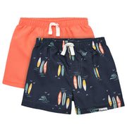2-Pack Baby & Toddler Boys Surf Swim Trunks
