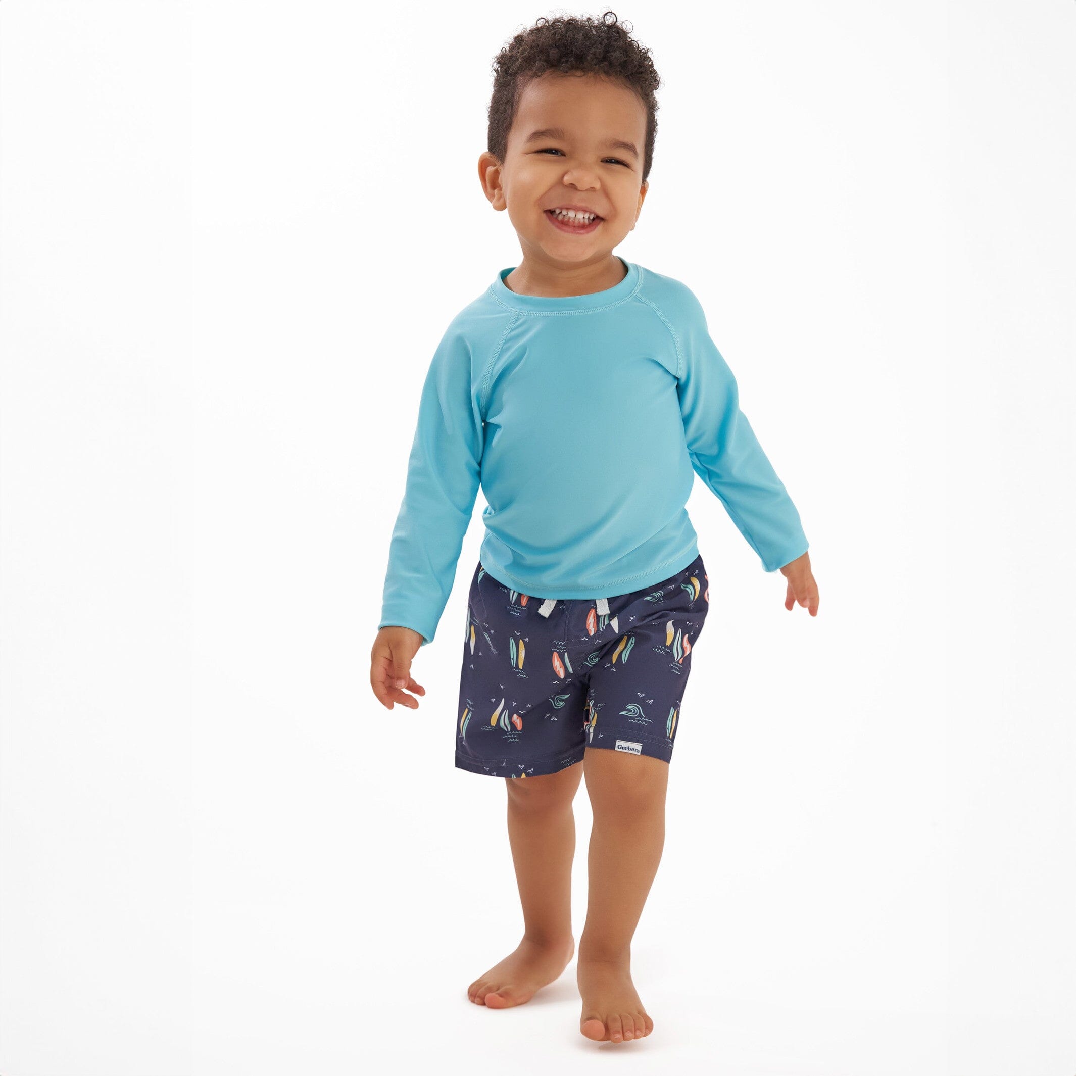 2-Pack Baby & Toddler Boys Surf Swim Trunks