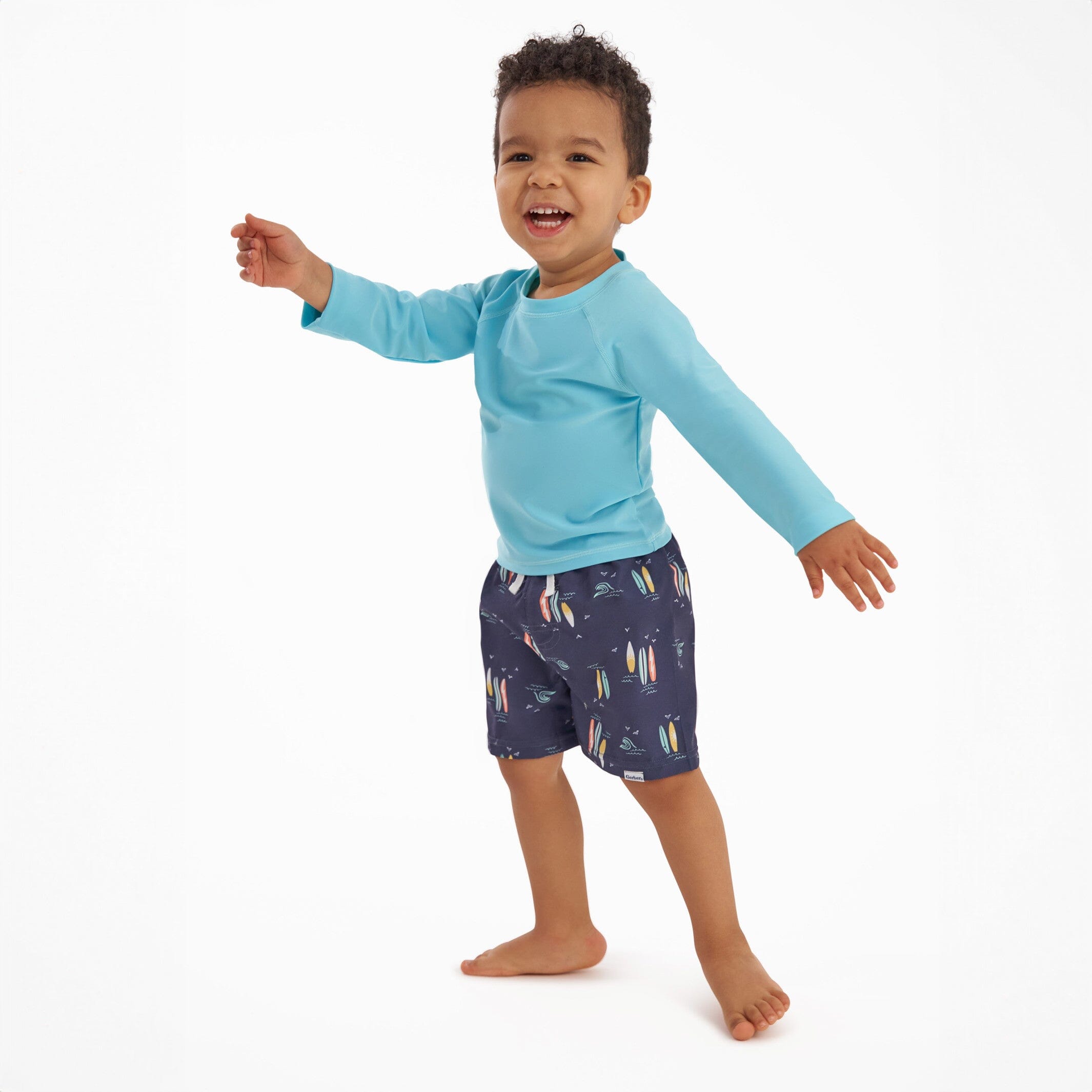 2-Pack Baby & Toddler Boys Surf Swim Trunks