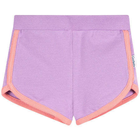 2-Pack Baby & Toddler Girls Aqua & Purple Knit Dolphin Shorts