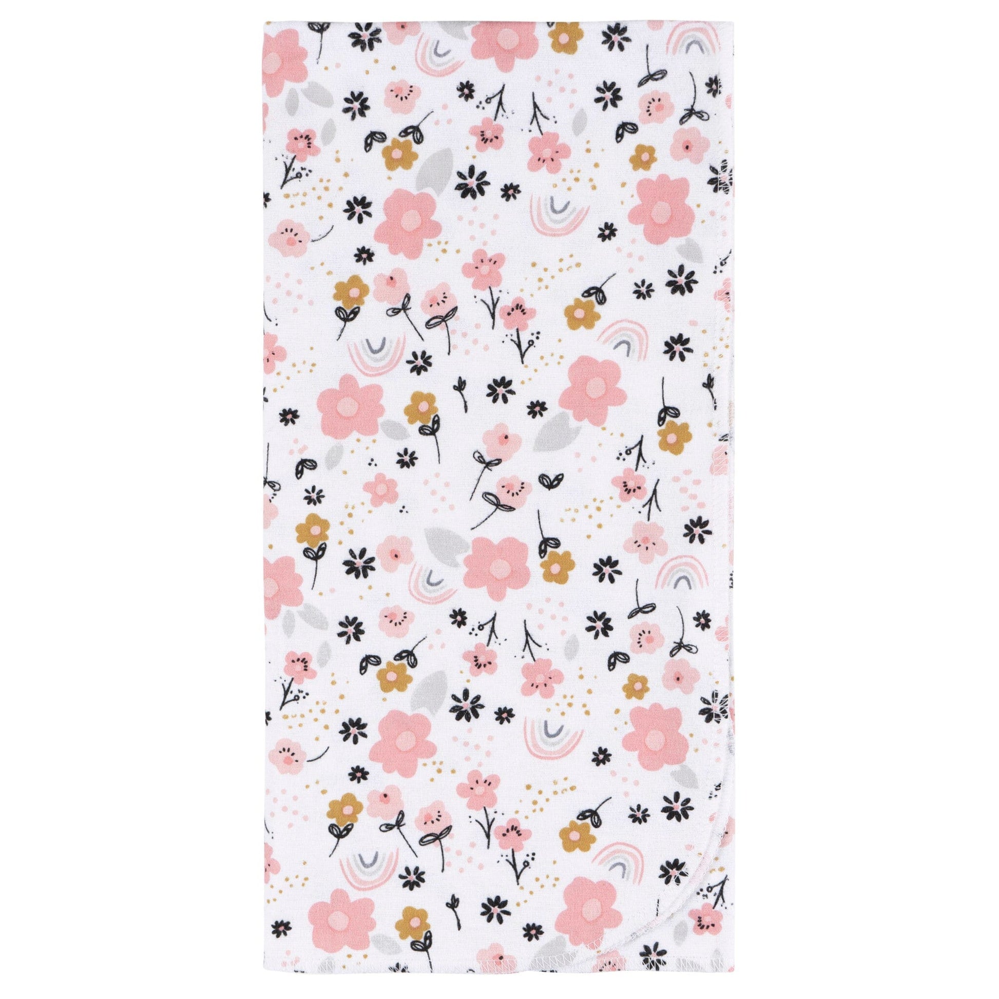 2-Pack Baby Girls Bear Flannel Blankets Blankets Gerber® 