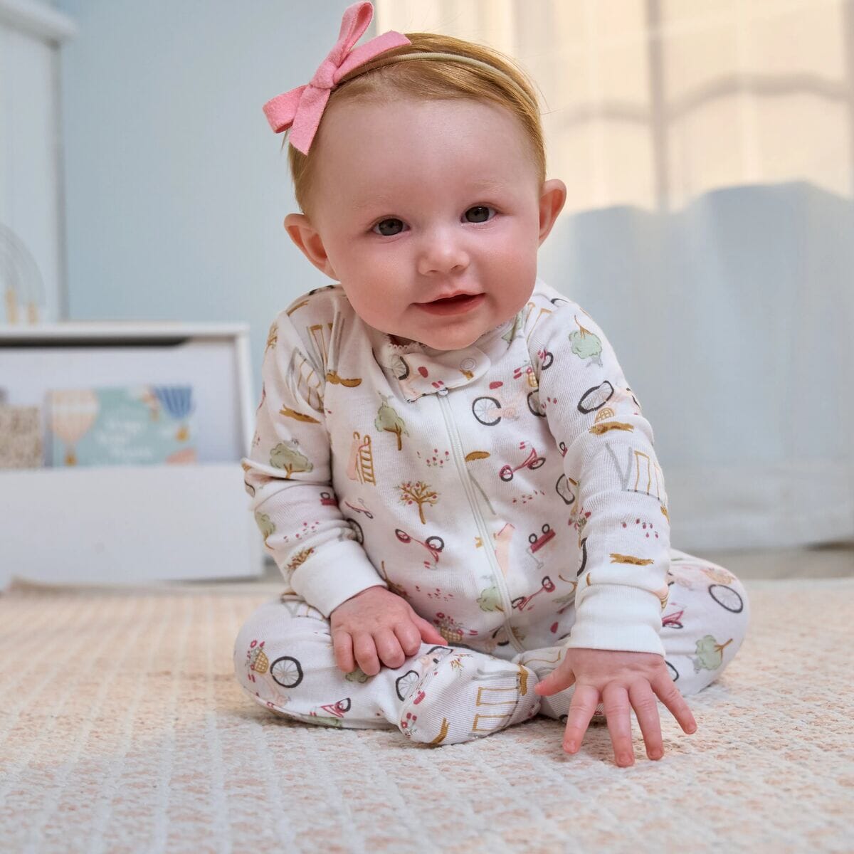 2-Pack Baby & Toddler Girls Dogs Snug Fit Footed Pajamas sleepwear Gerber® 