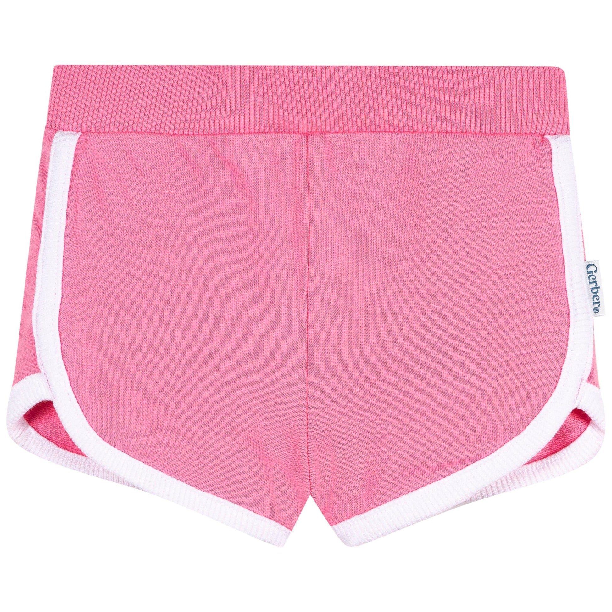 2-Pack Baby & Toddler Girls Green & Pink Knit Dolphin Shorts Pants & Bottoms Gerber® 
