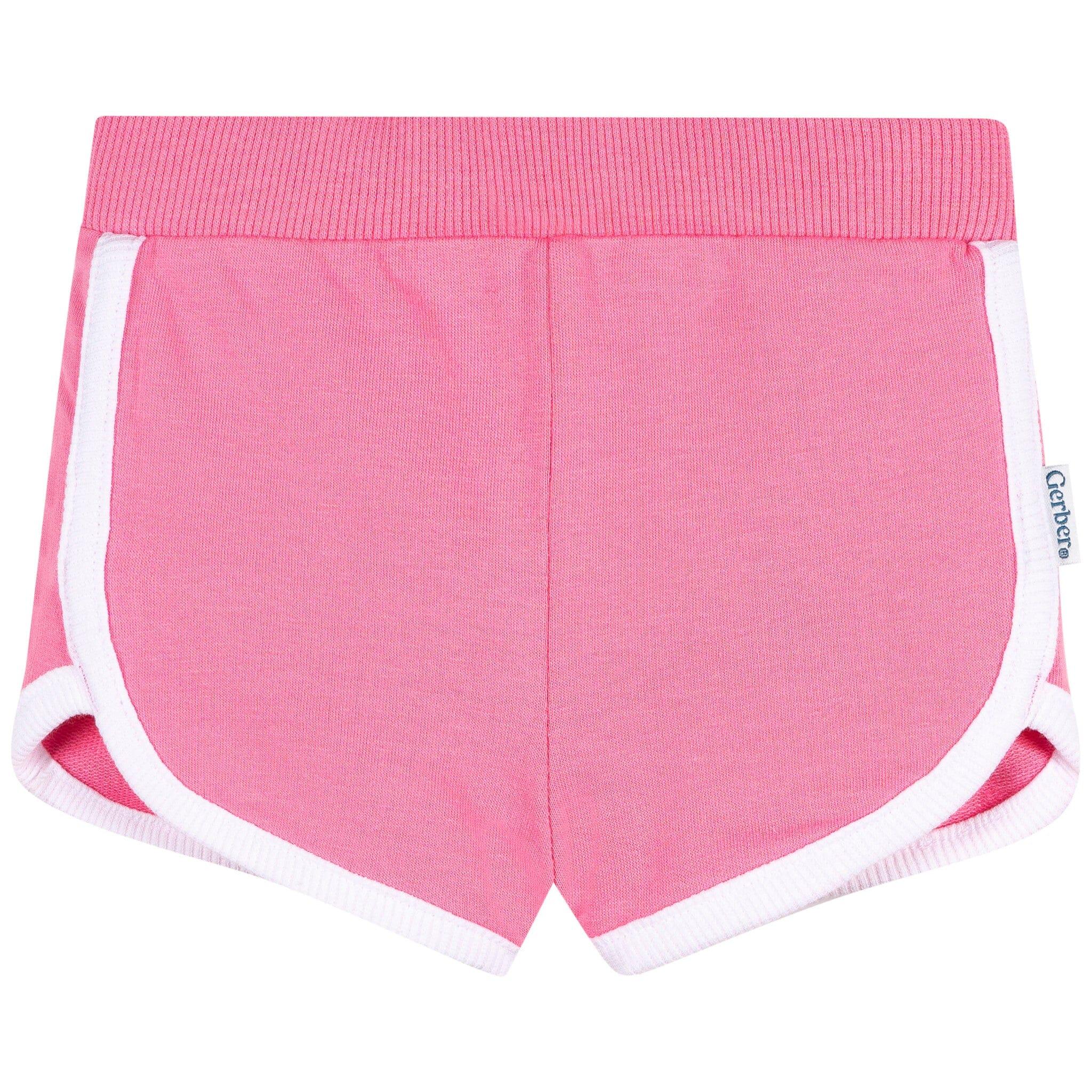 2-Pack Baby & Toddler Girls Green & Pink Knit Dolphin Shorts Pants & Bottoms Gerber® 